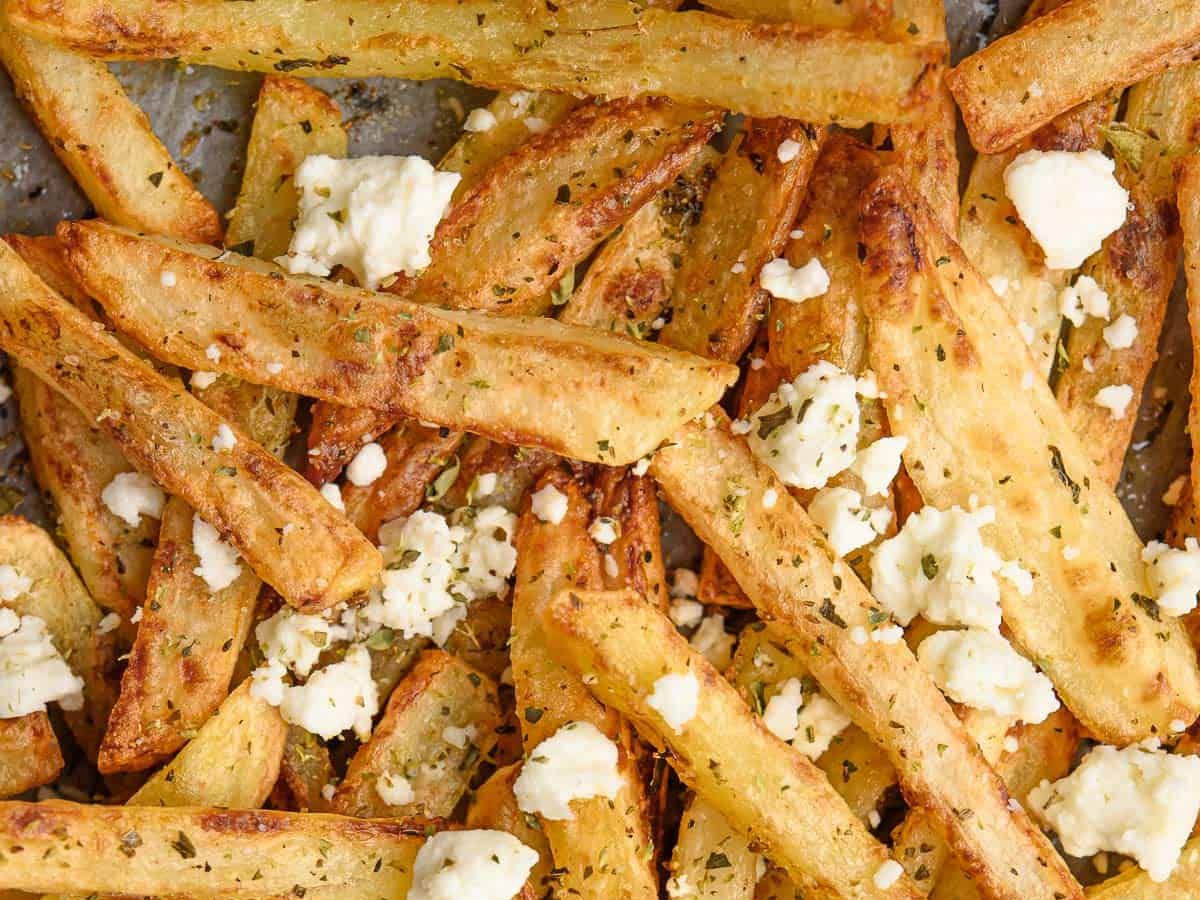 Greek Fries (Half Tray).