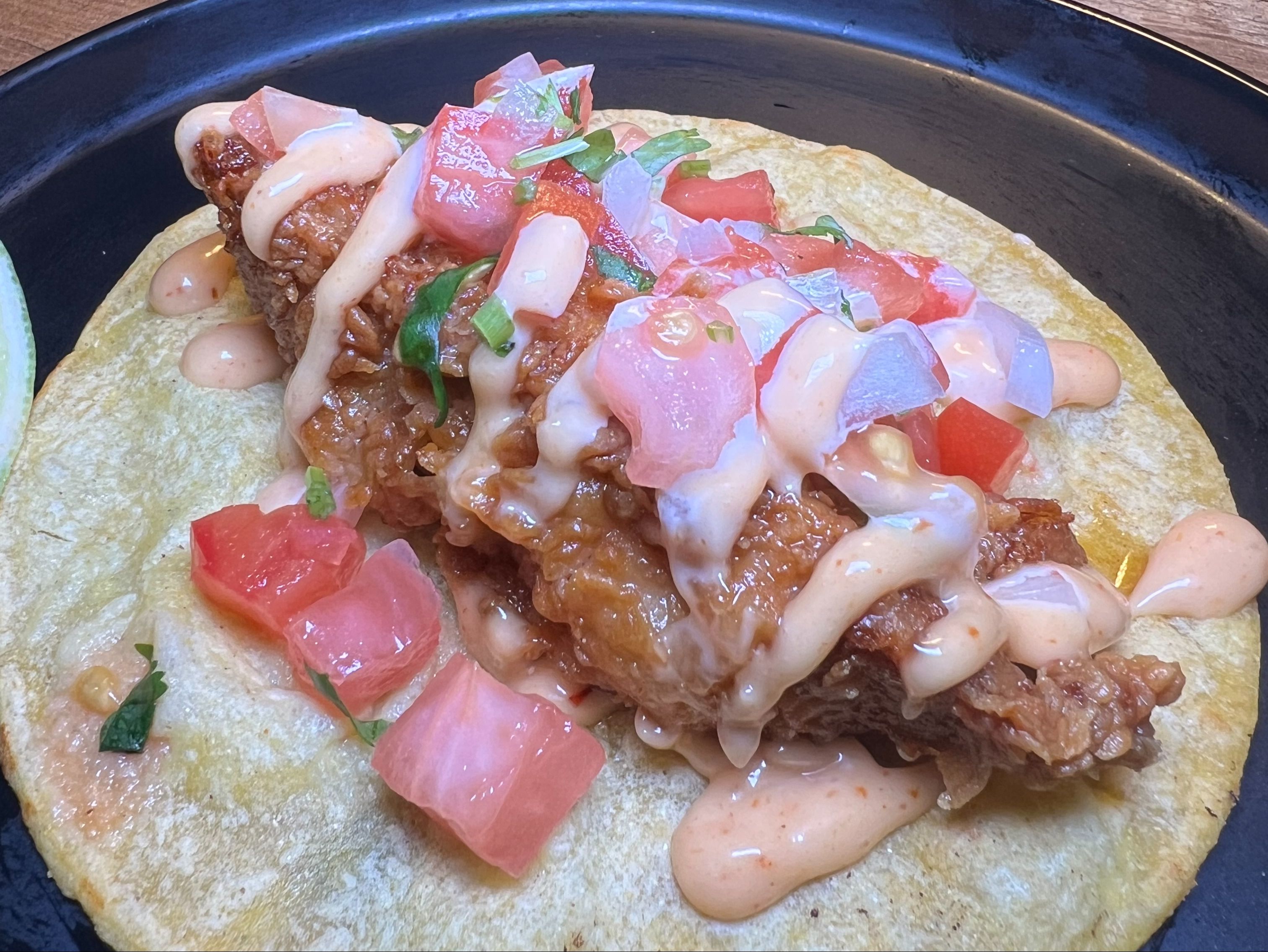 Fried Chicken Taco.