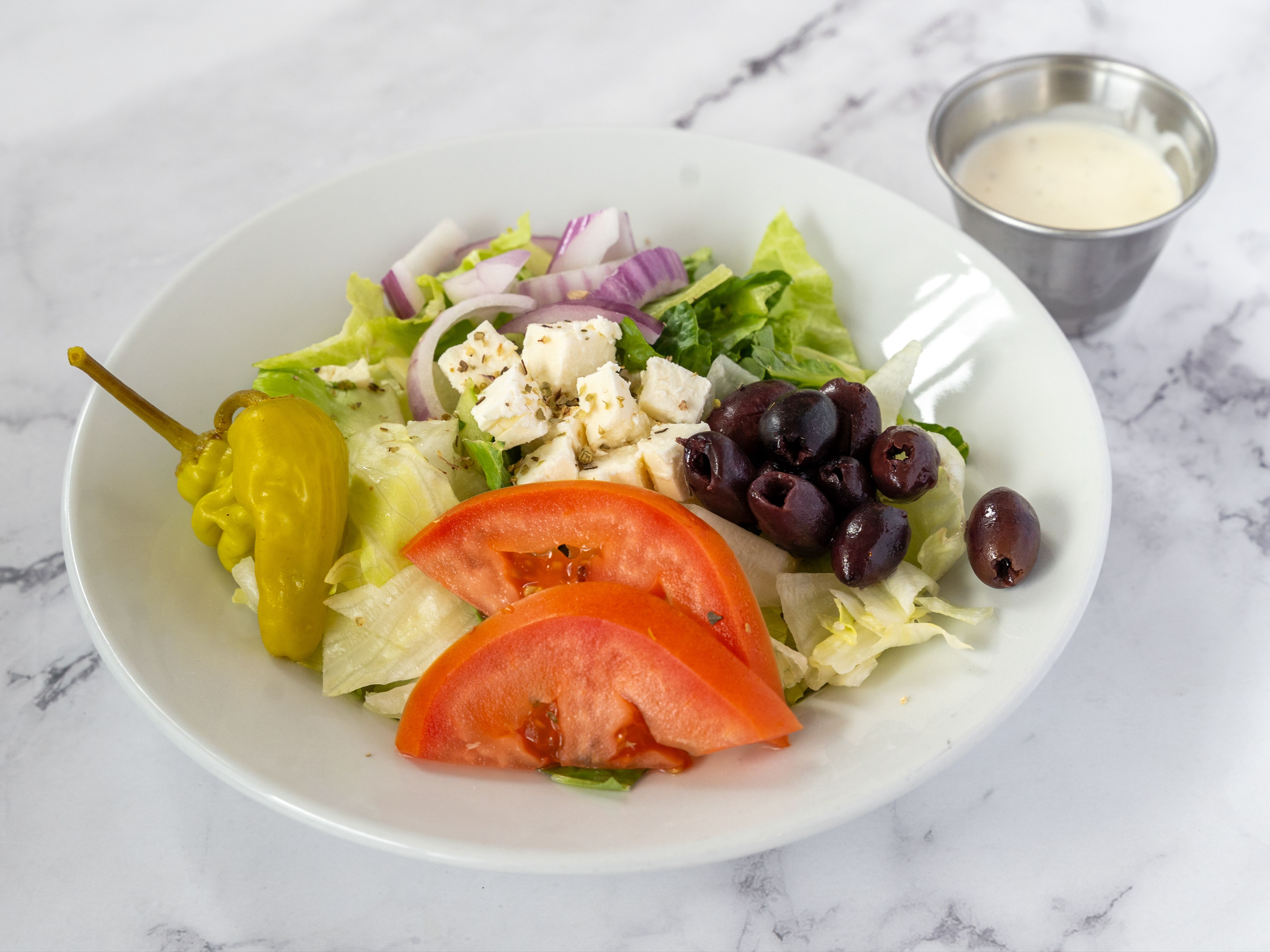 Greek Salad - full pan (for 10-12 people).