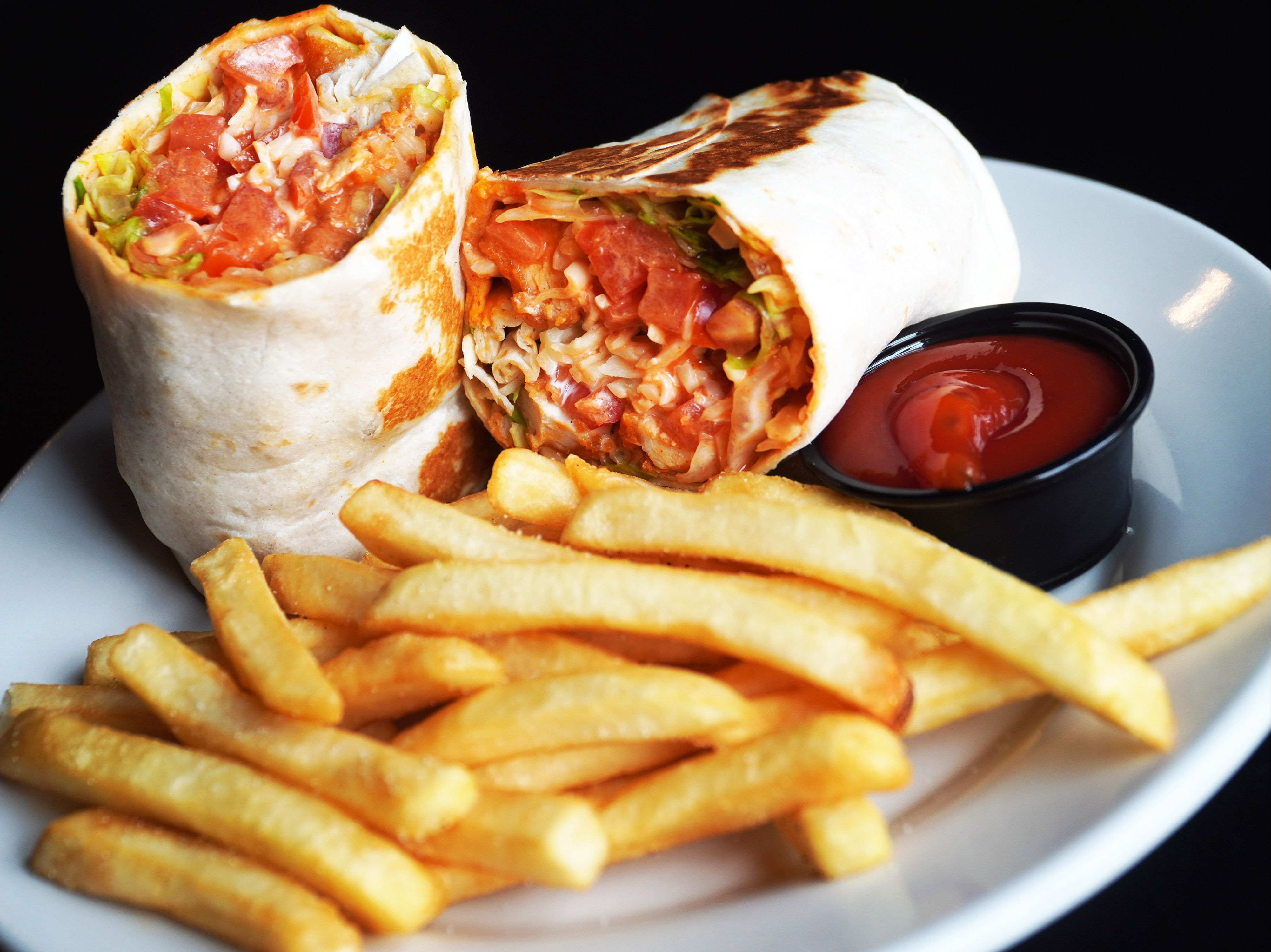 Buffalo Ranch Chicken Wrap.