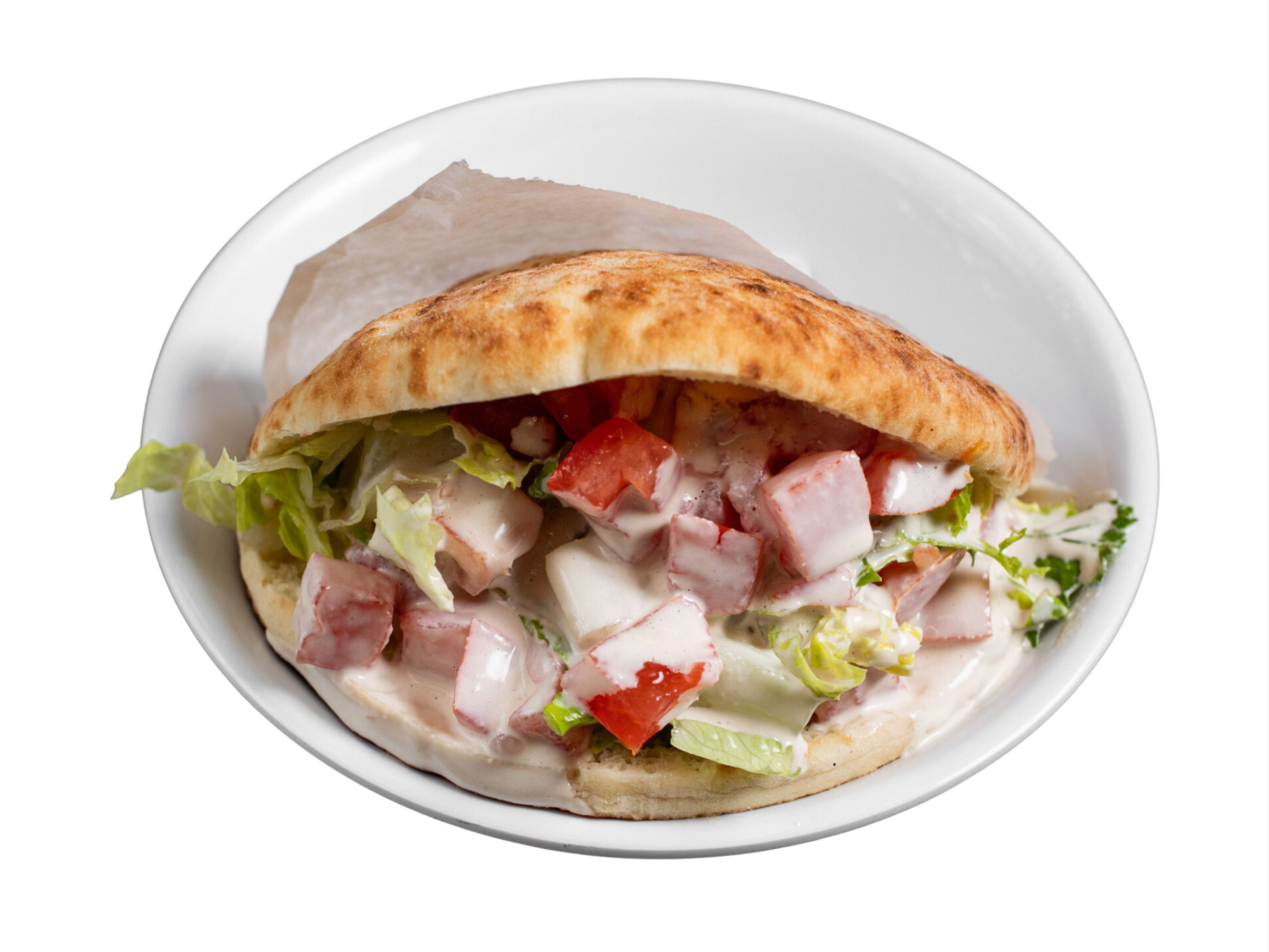 Chicken Kabob Pita.