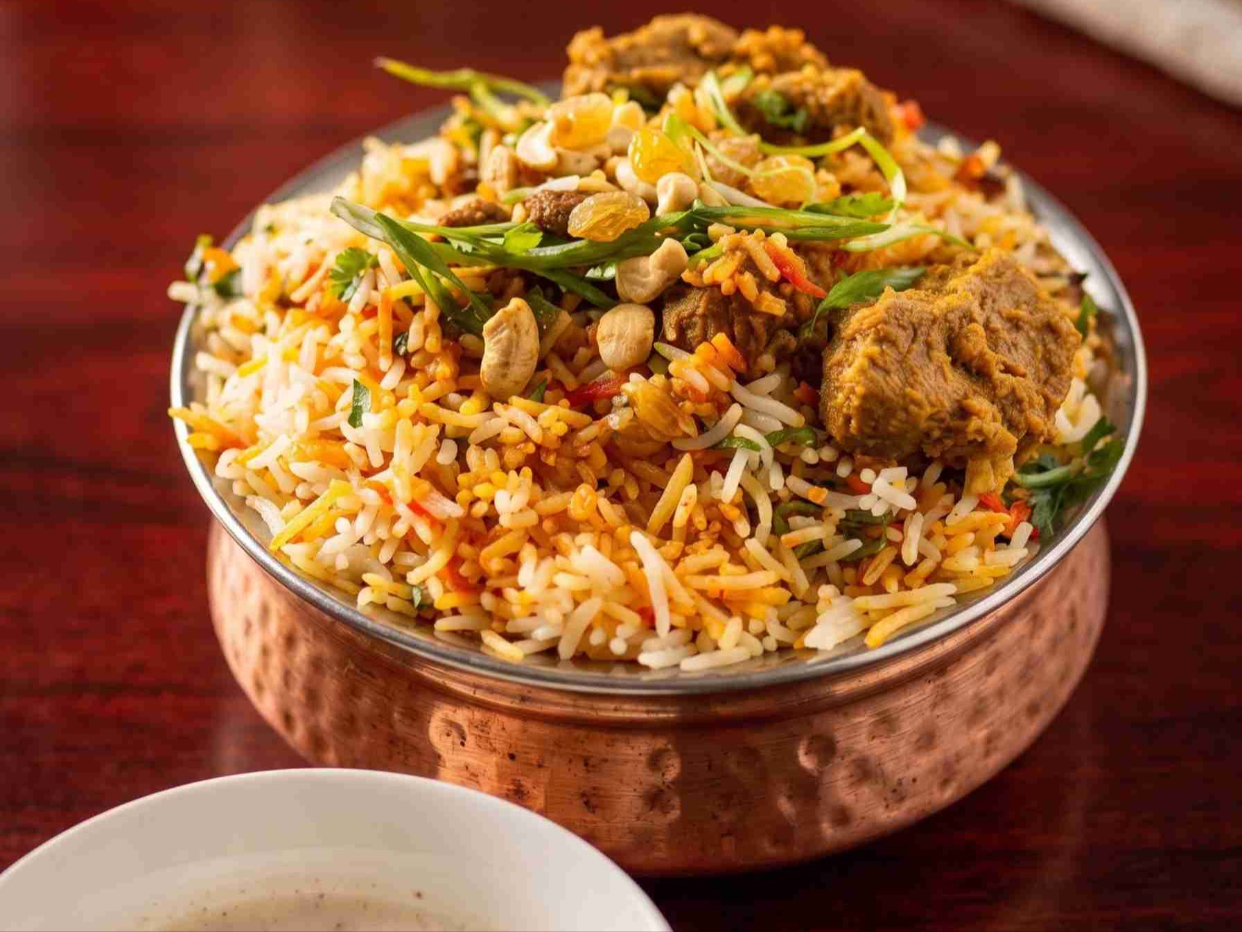 Lamb Biryani.