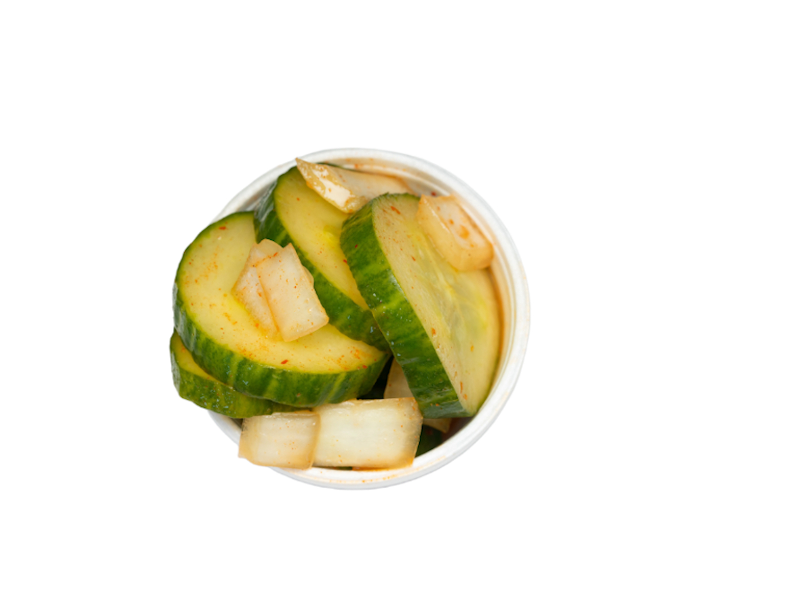 Kimchee Cucumber Salad.