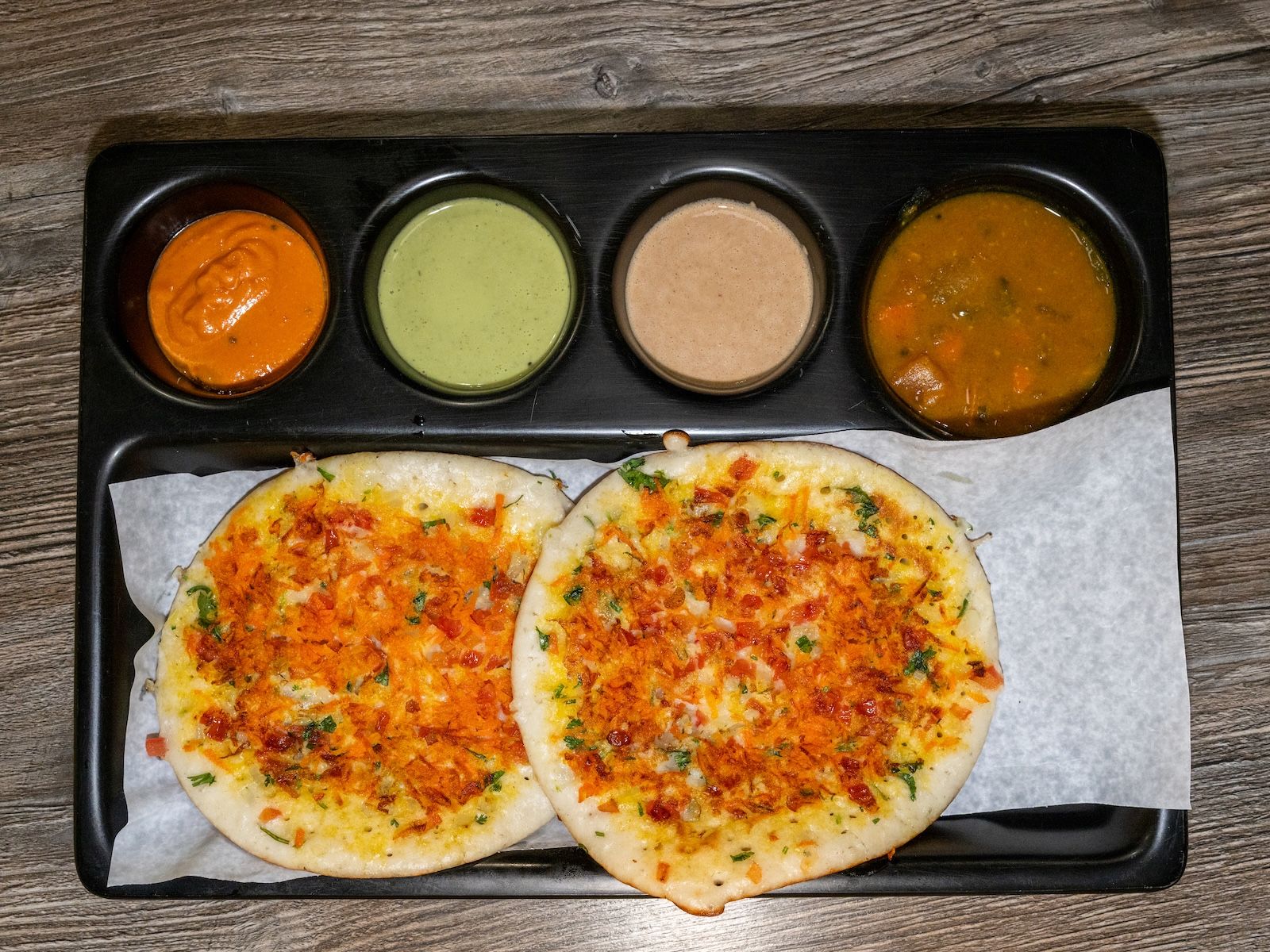 Carrot Uttapam.