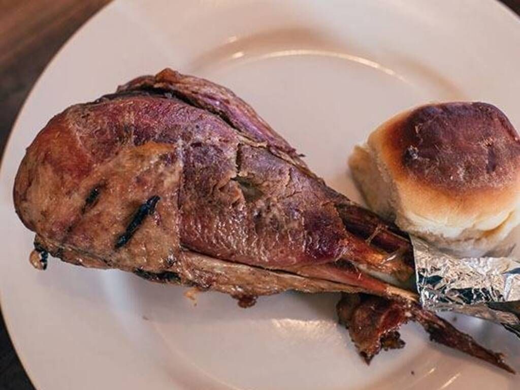 Smoked Turkey Leg.