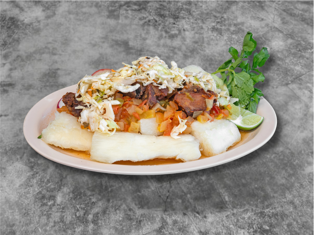 Yuca Sancochada Con CH.