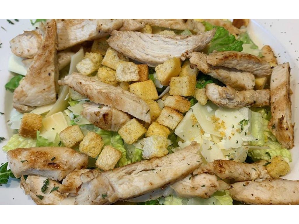 Chicken Caesar Salad.