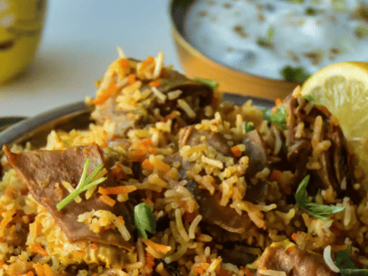 Lamb Biryani.