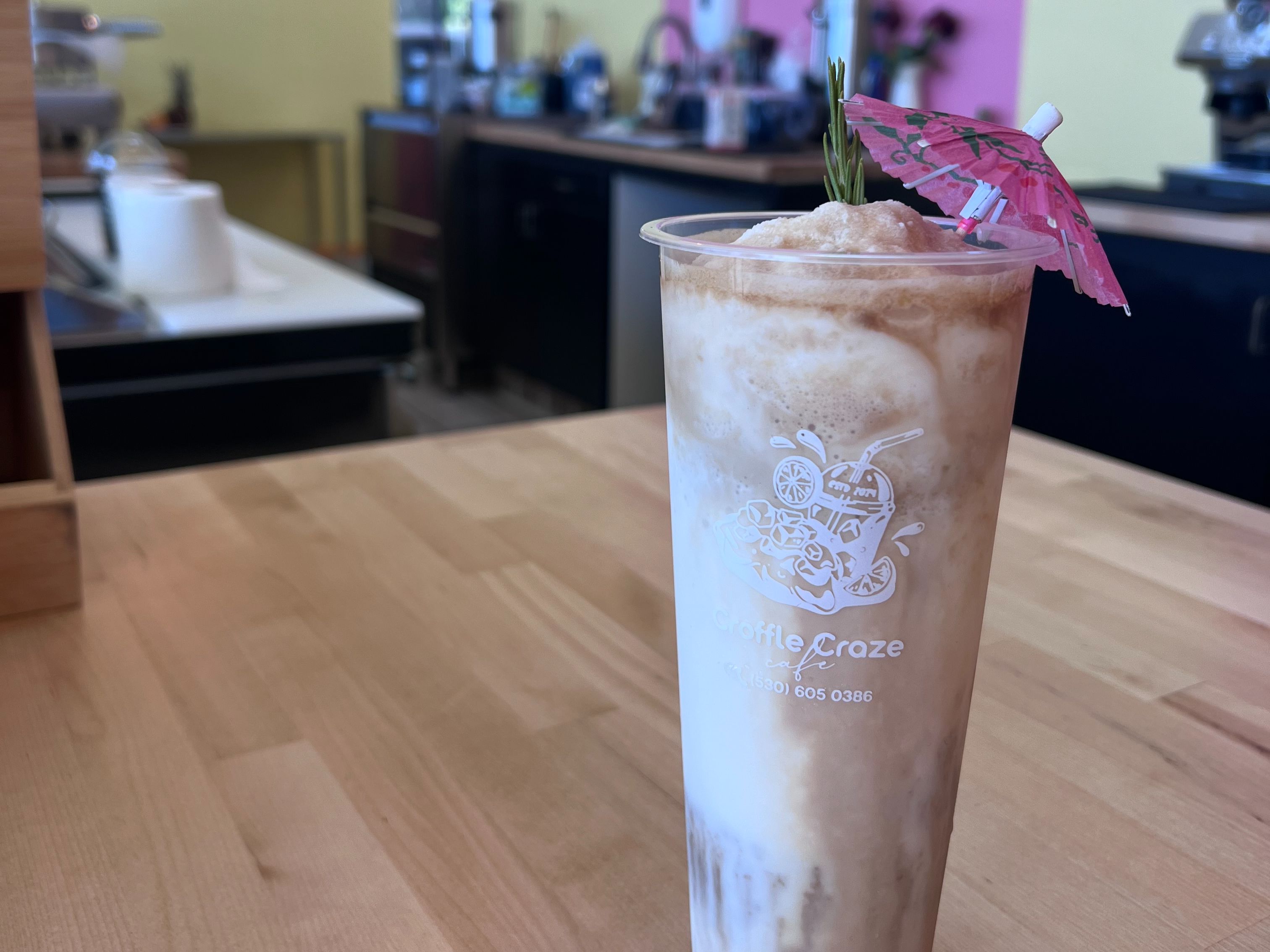 Blended Coconut Latte.