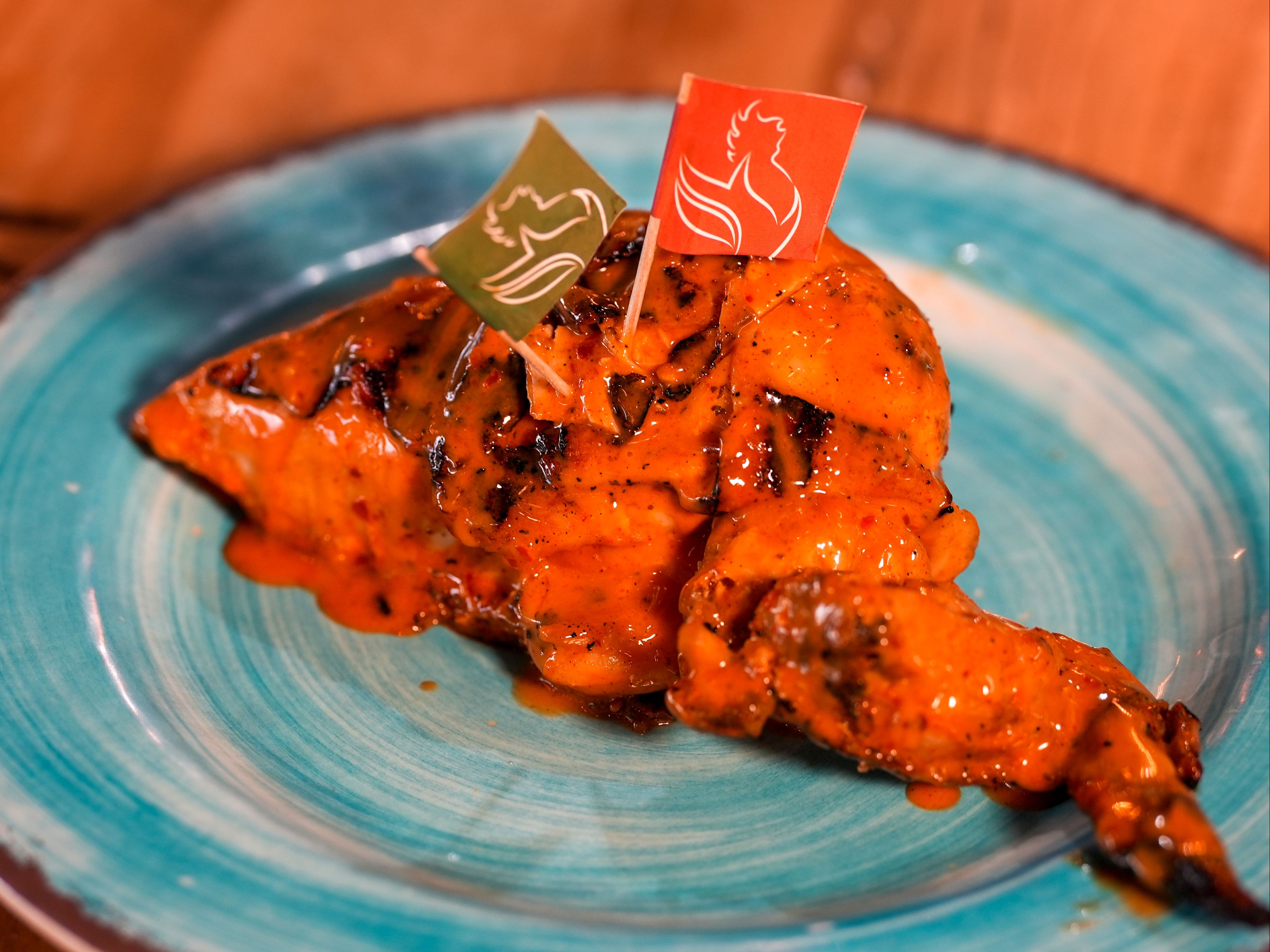 1/4 Chicken: Breast & Wing.