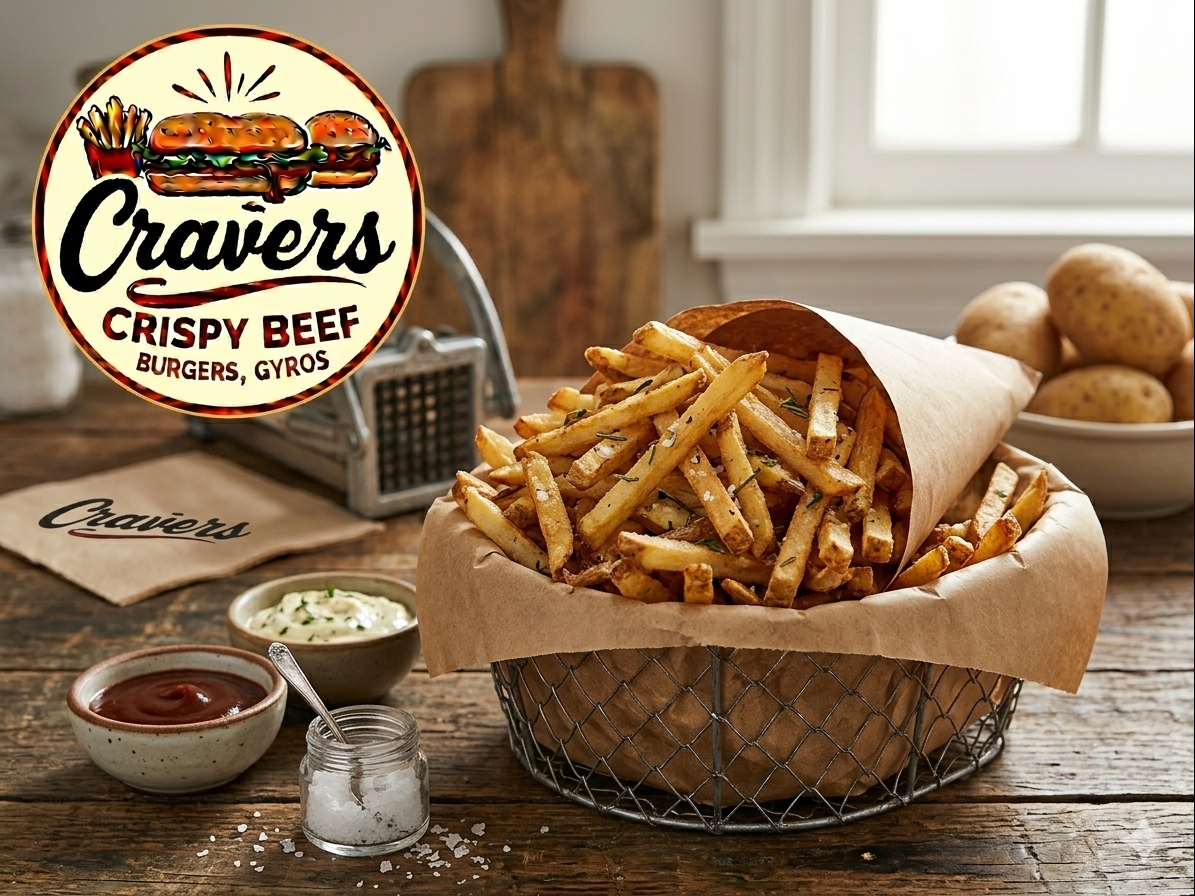 Fresh Cut Fries Small Size.