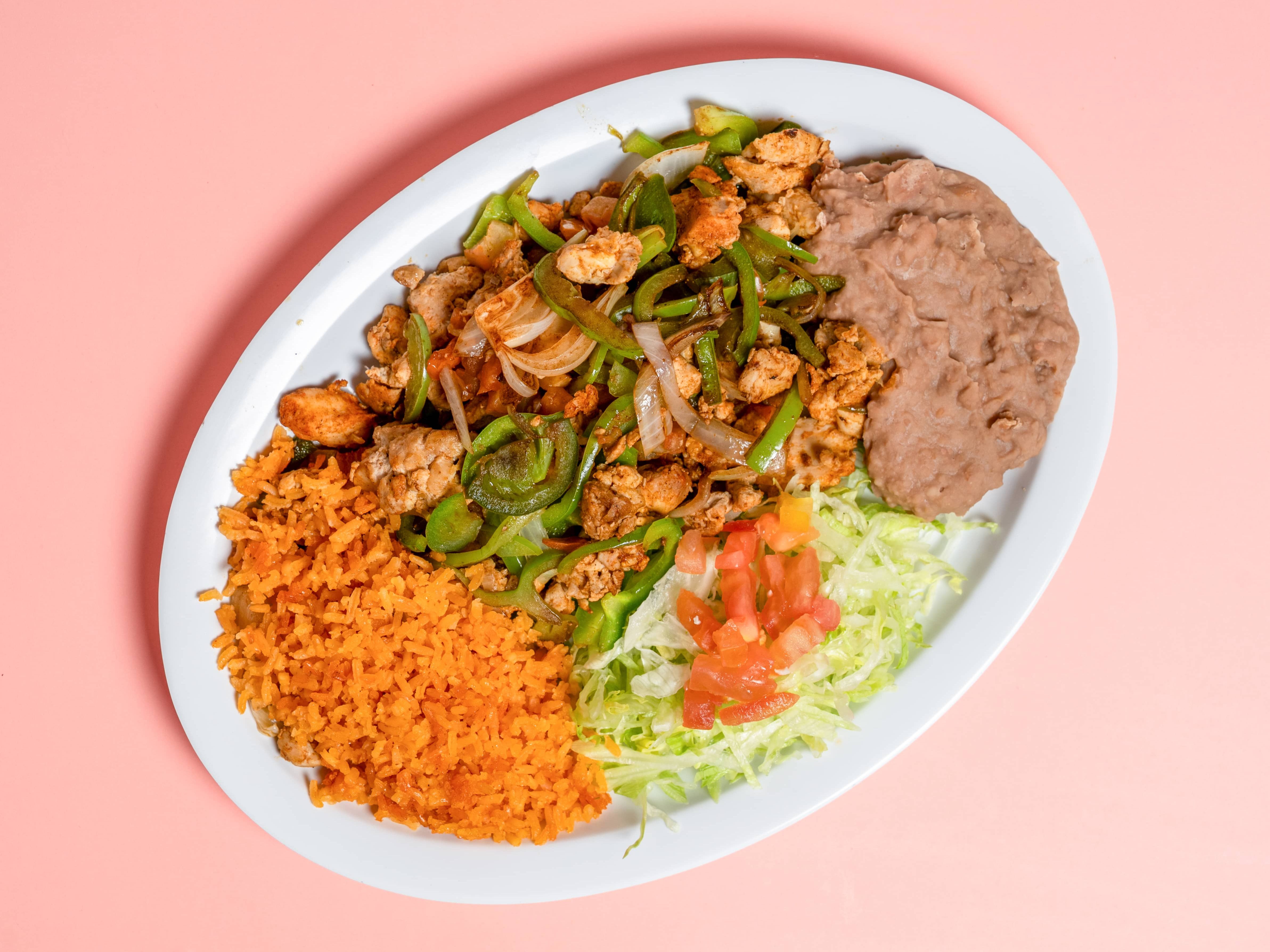 Chicken Fajita Dinner.