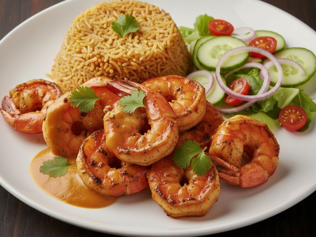 Shrimp Tandoori.