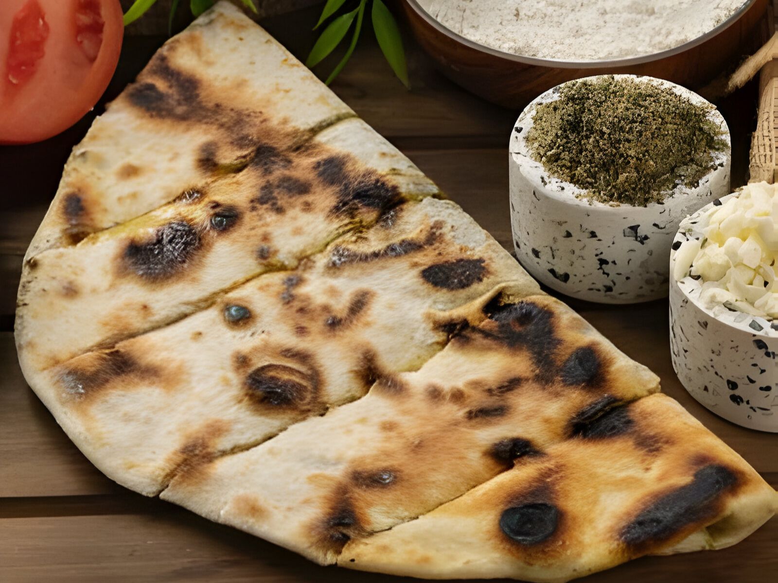 Labneh with Saniorah - Saj.