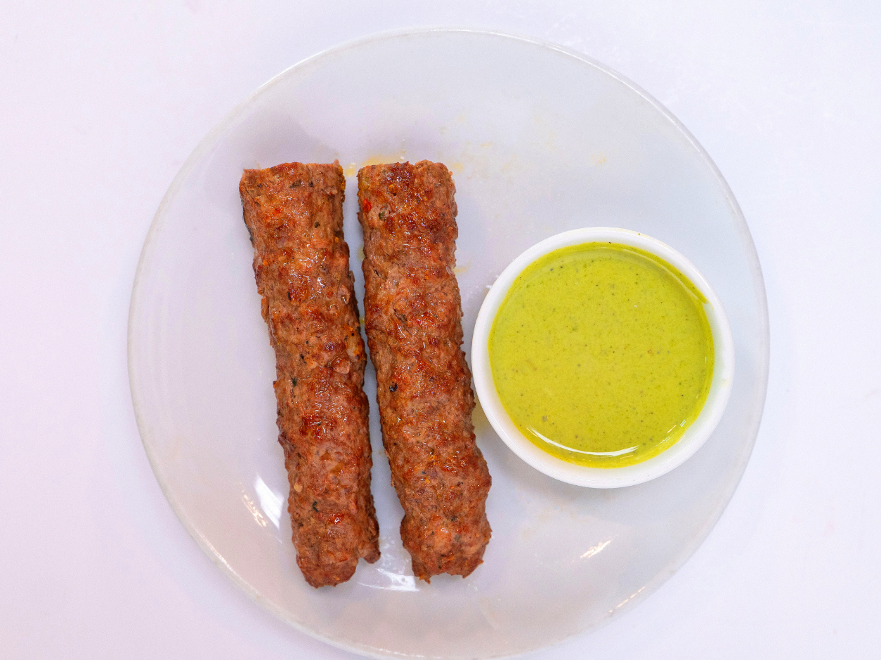 Beef Seekh Kabob.