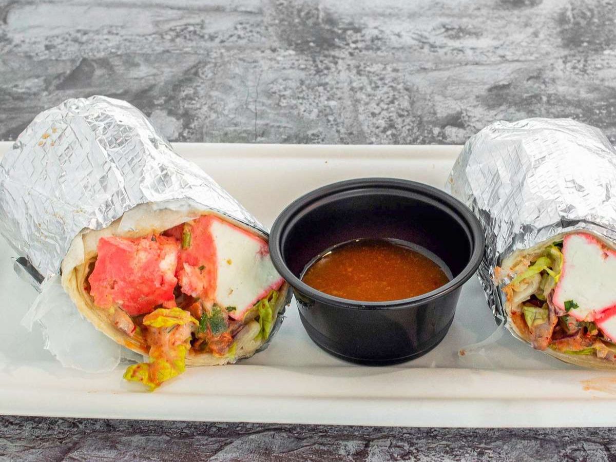 Grilled Paneer (Indian Cottage Cheese) Wrap