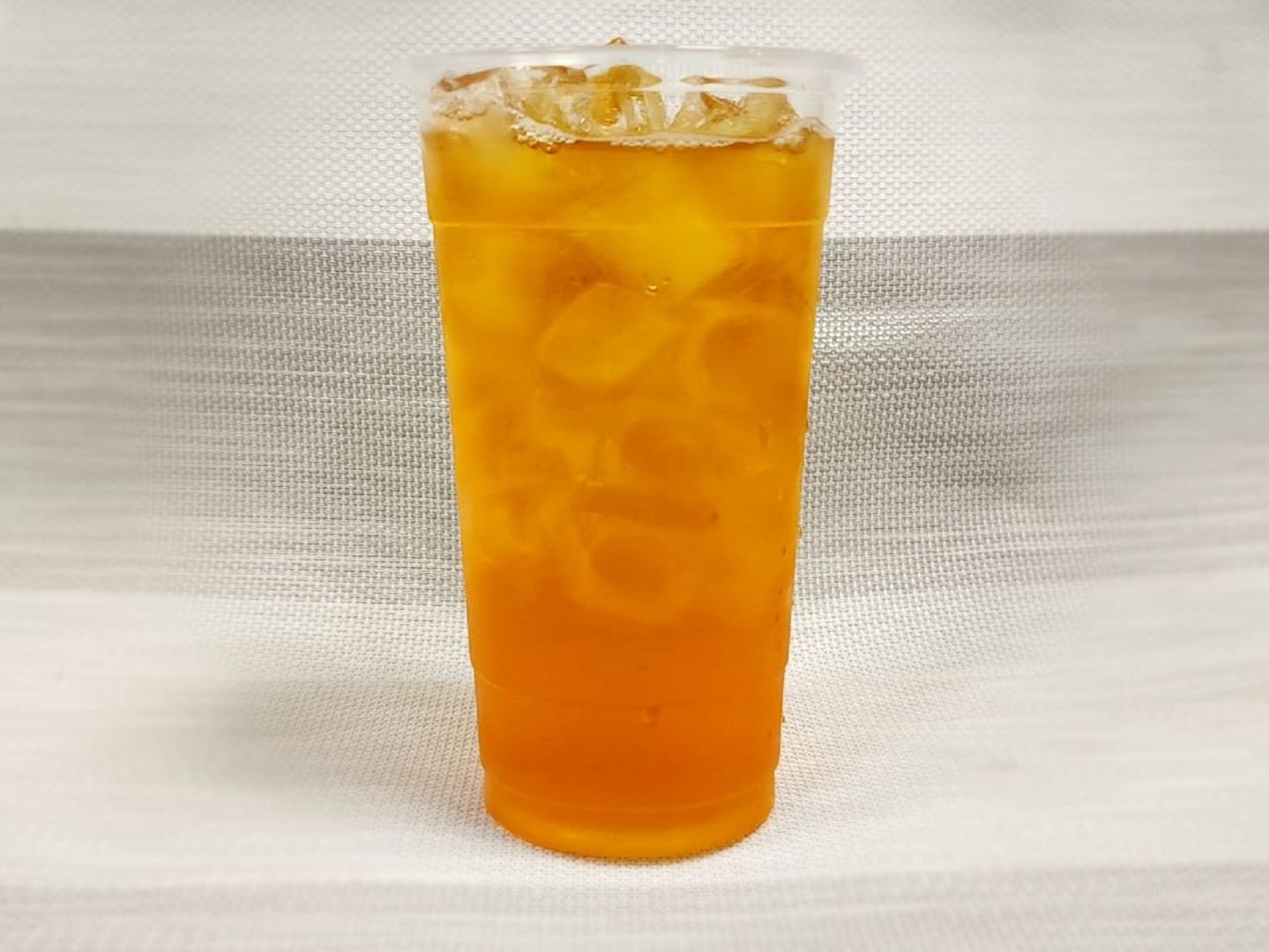 Peach Passion Fruit Ice Tea.