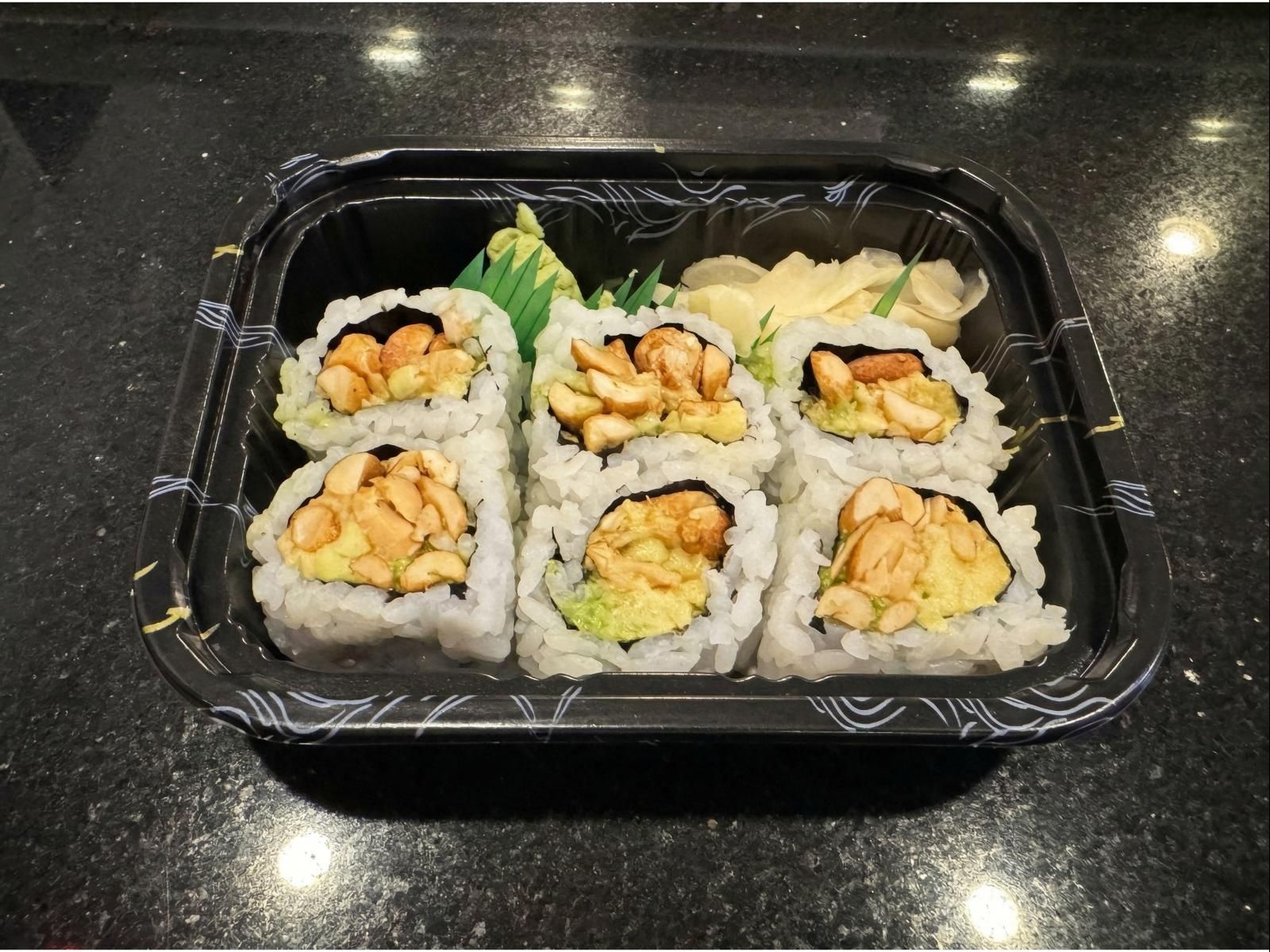 Peanut Avocado Roll.