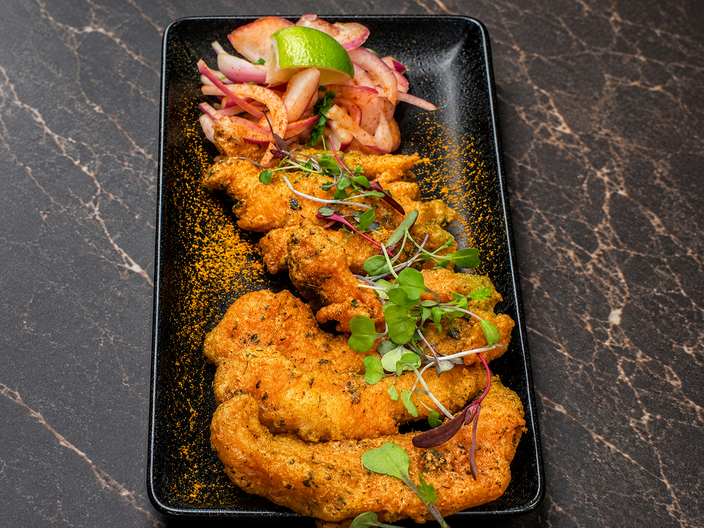 Gourmet Fish Pakora.