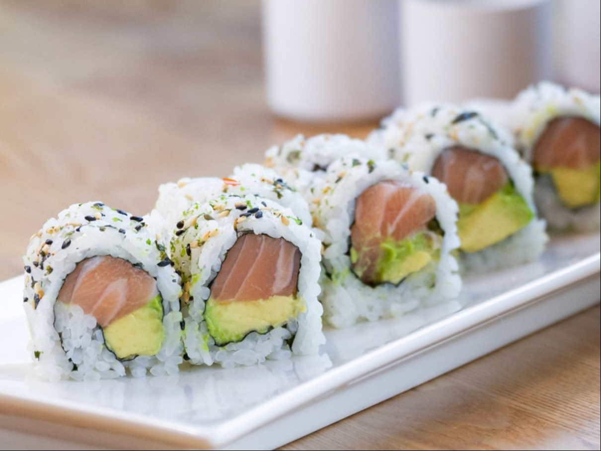Salmon Avocado Roll.
