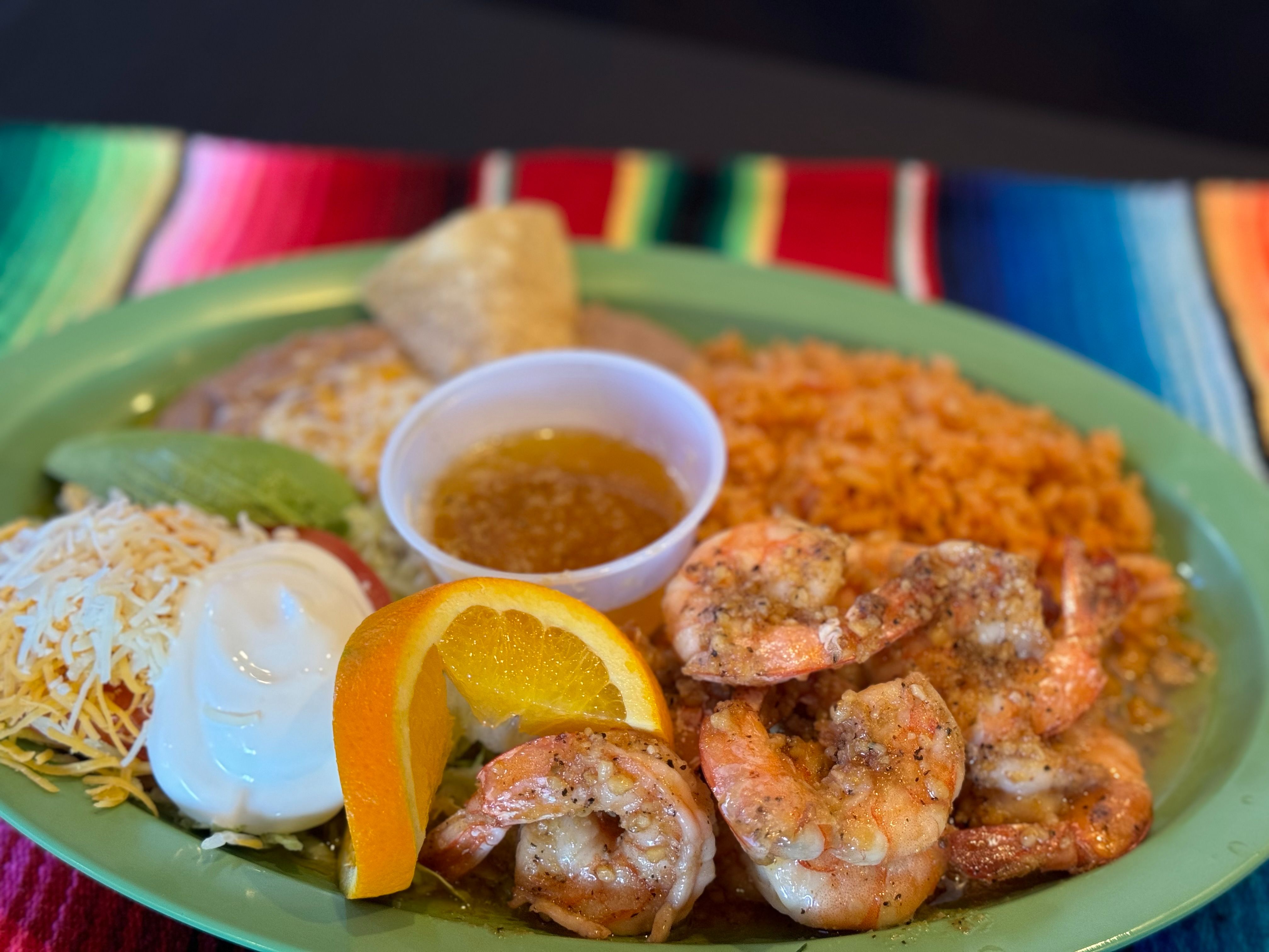 Camarones Al Mojo De Ajo.