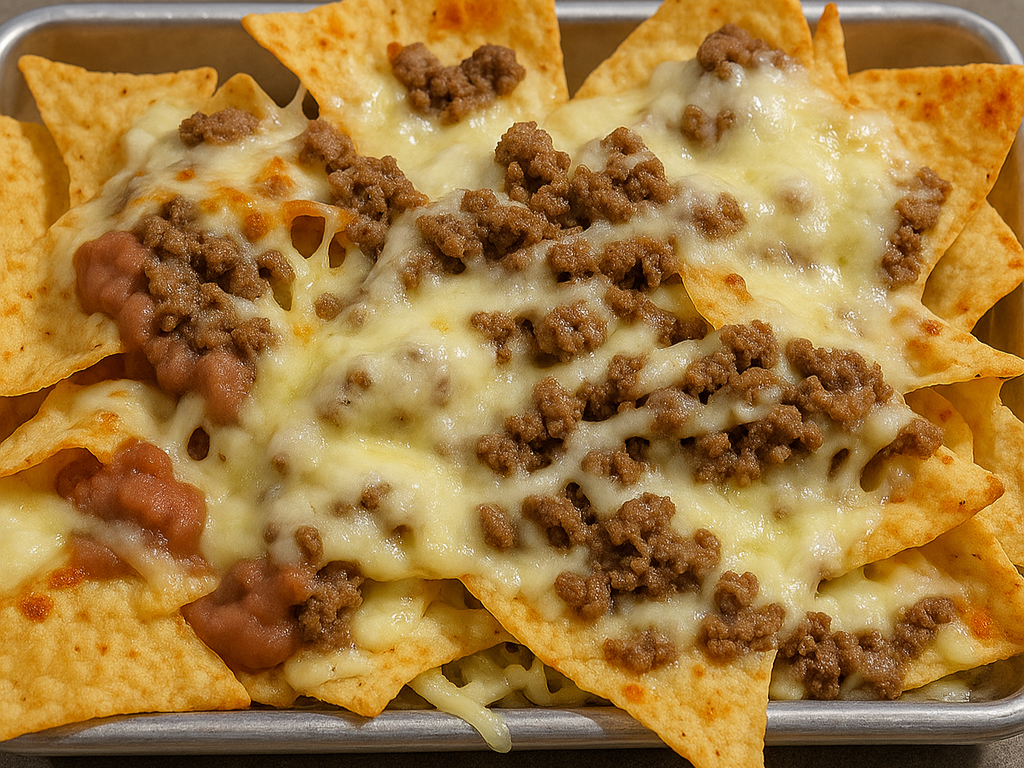 Kids Bean & Beef Nachos.