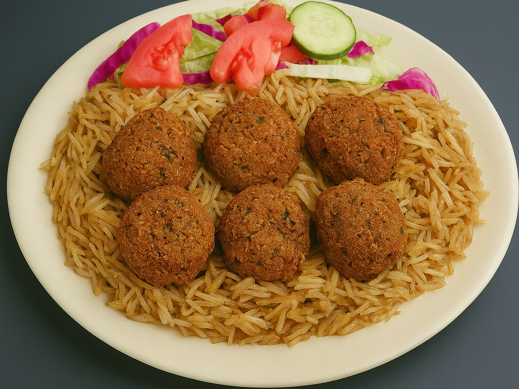 #62 Falafel Platter.