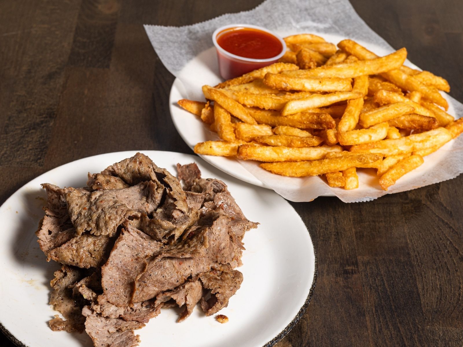 Meat Gyro with Fries