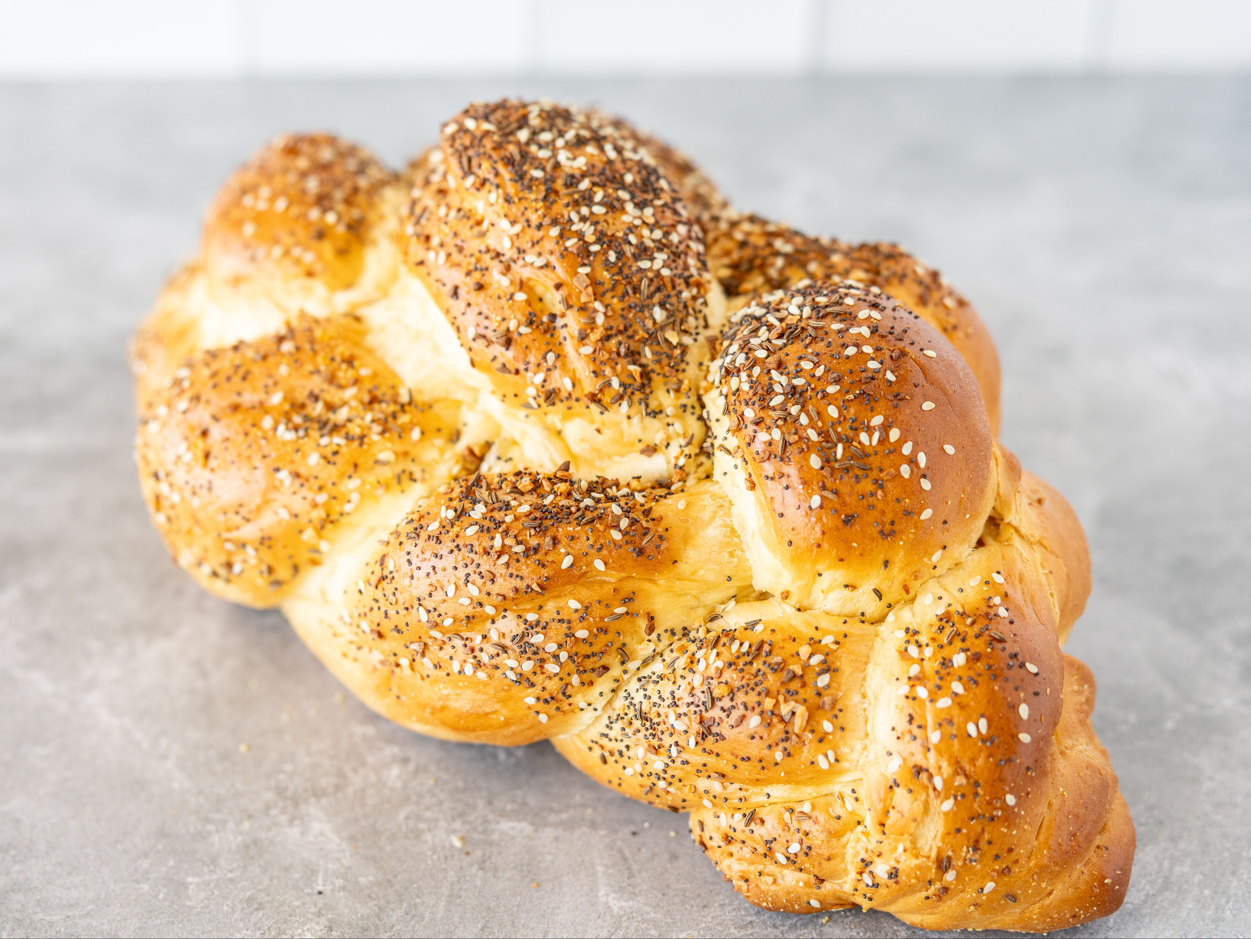 Large Egg Challah Everything.