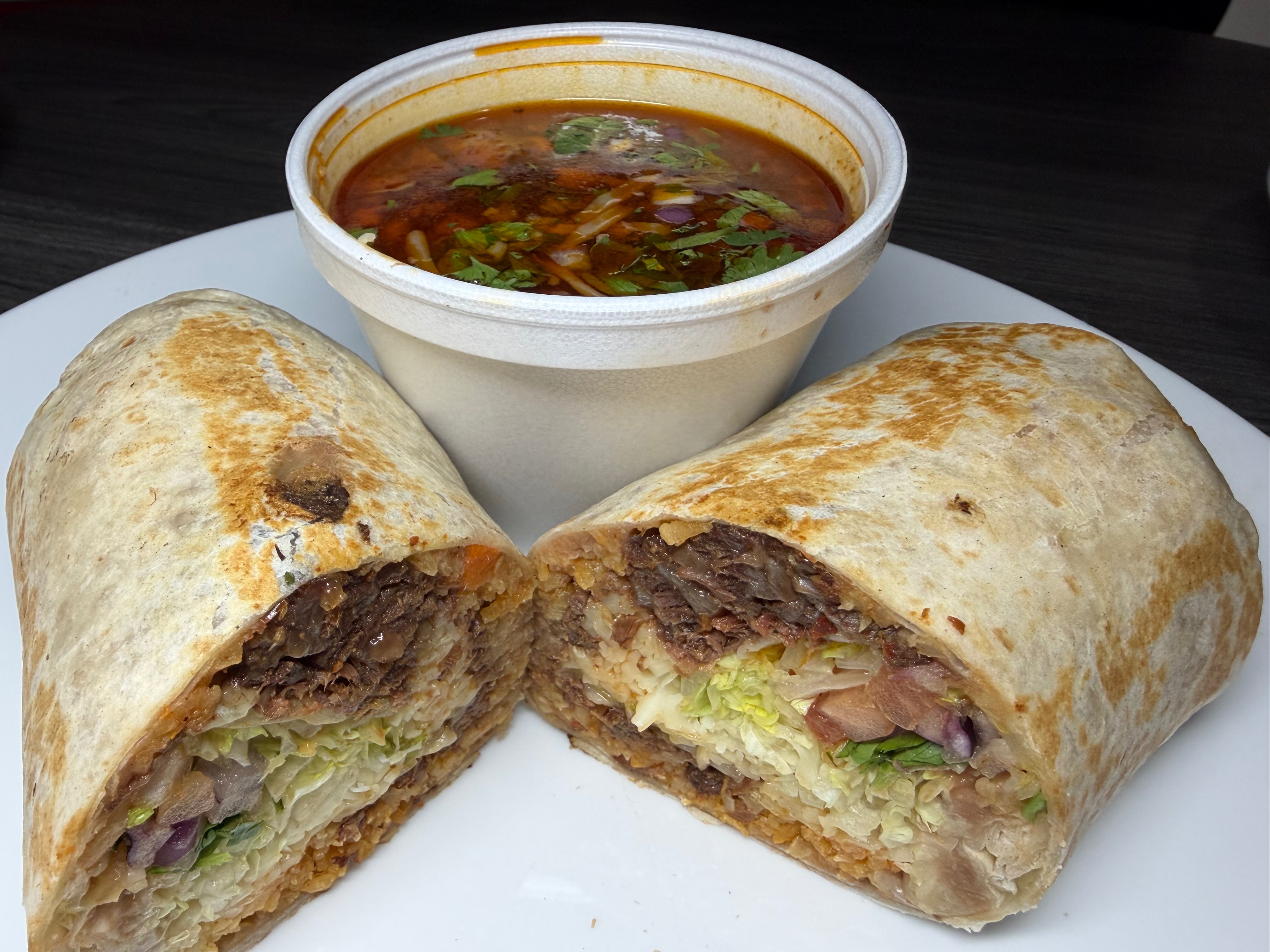 Quesabirrea Burrito