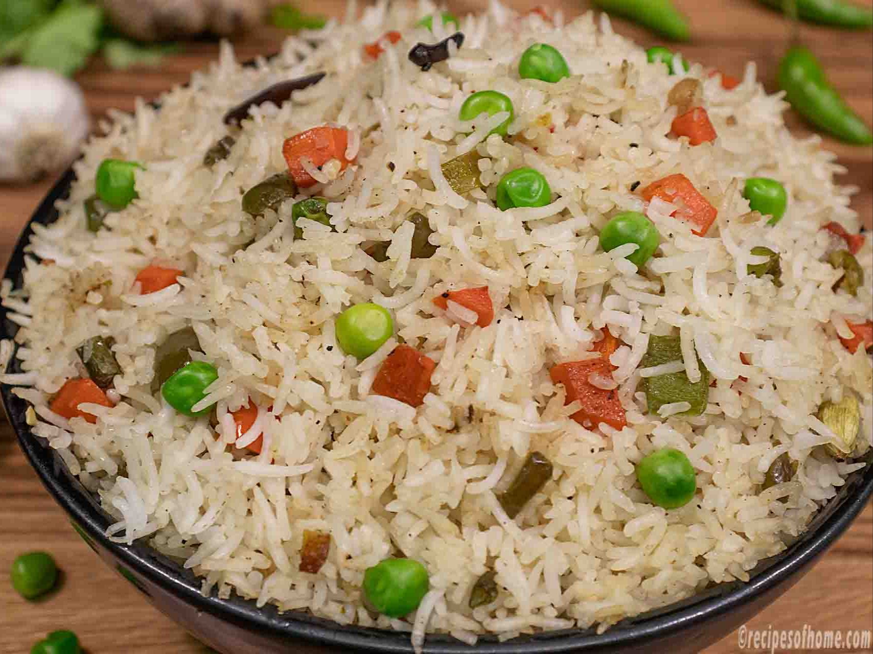 Vegetable Yellow Rice.