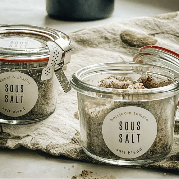 Sous Salt 4 Oz Jar Olive & Thyme