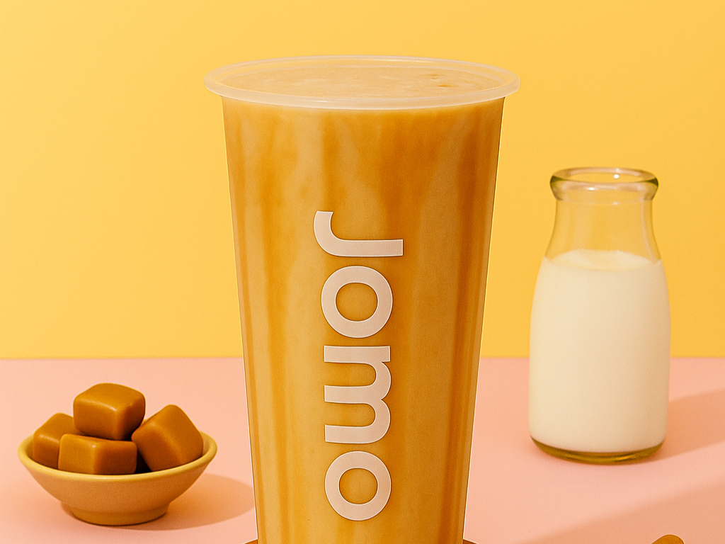 Caramel Milk Tea w/t sea salt foam