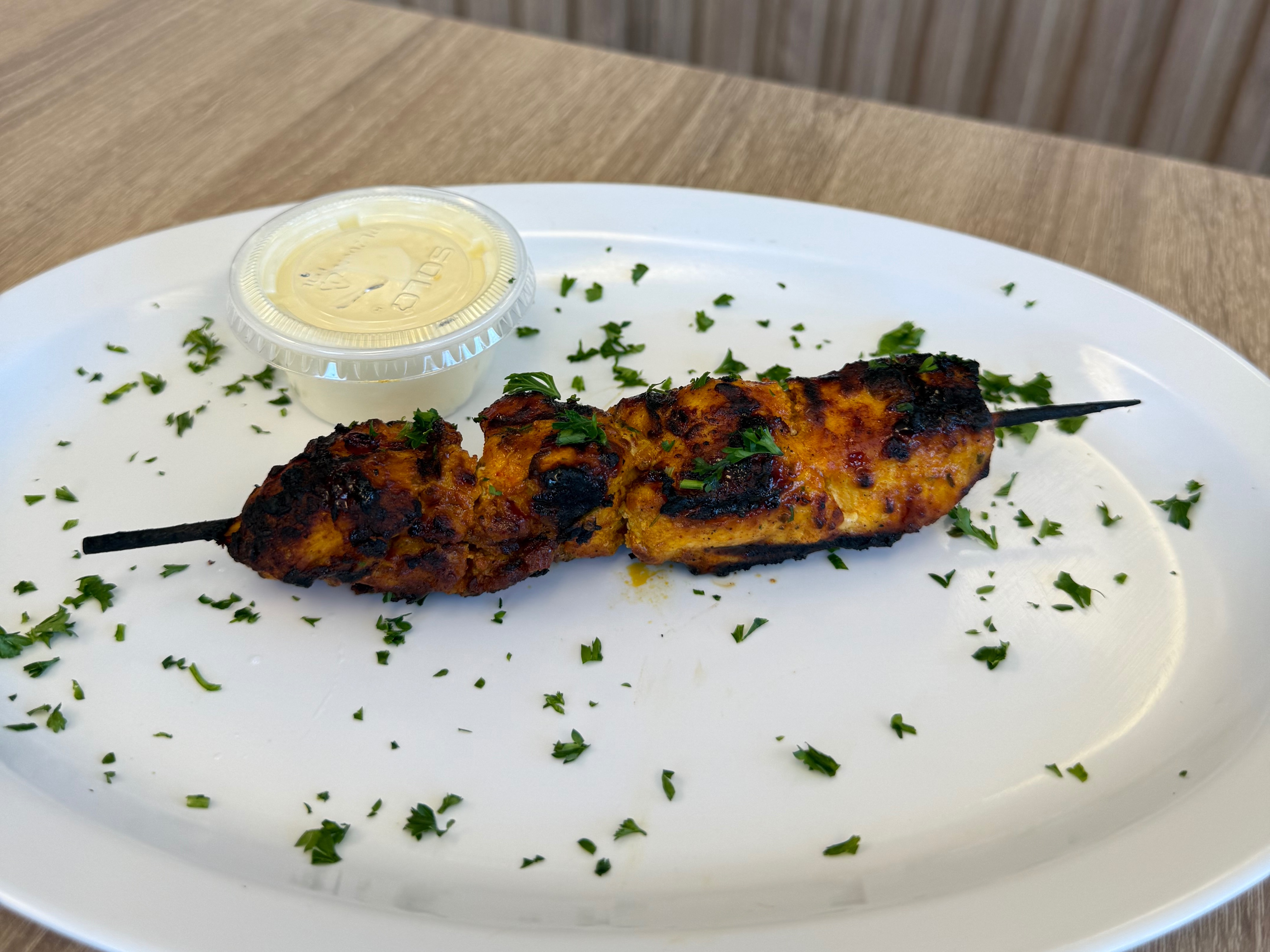 Chicken Kabob Skewer.