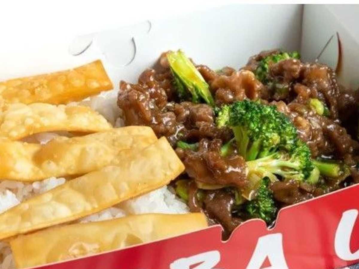 BEEF Broccoli Combo w/ White Rice