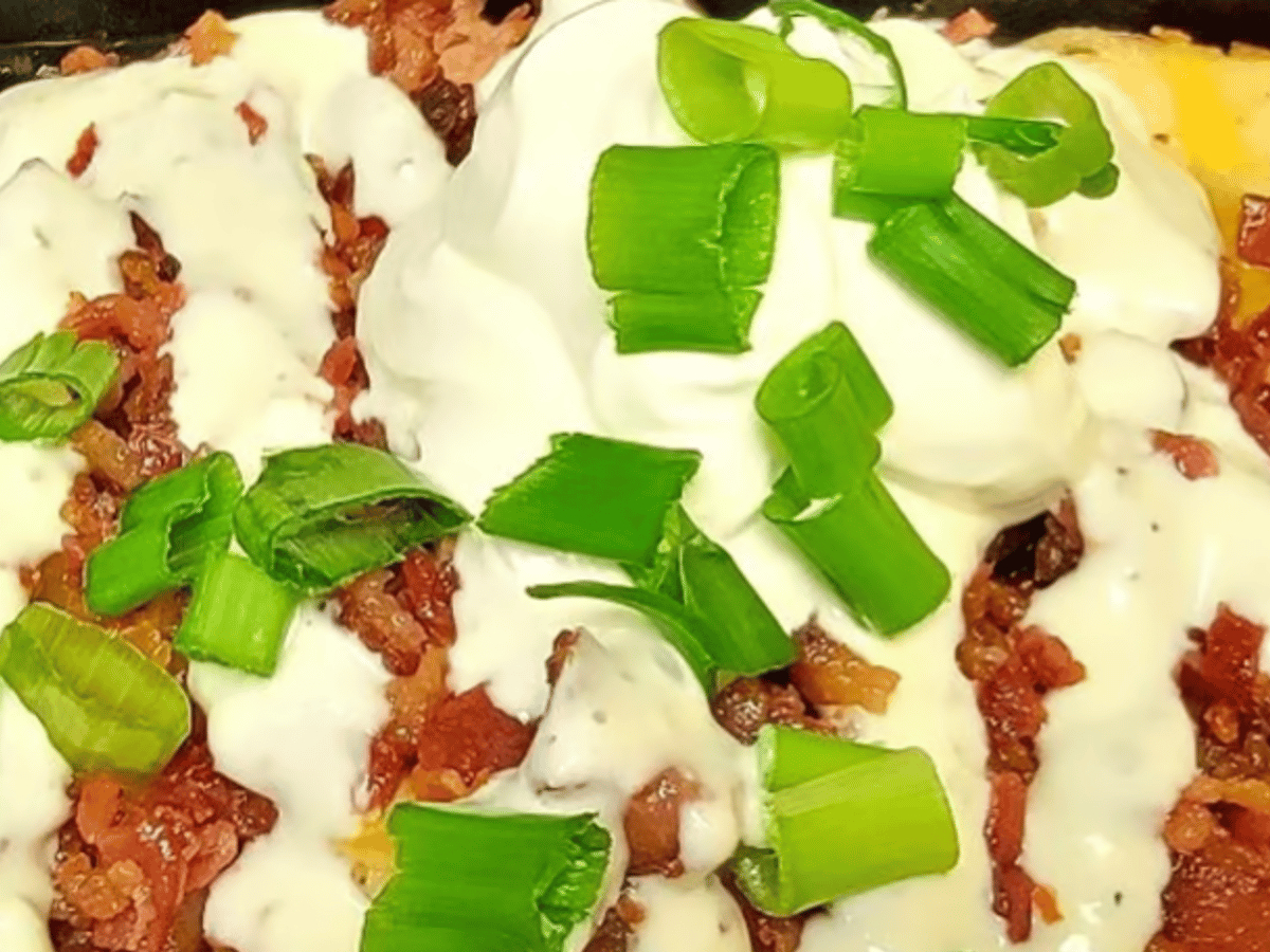 Chicken Bacon Ranch Tater.