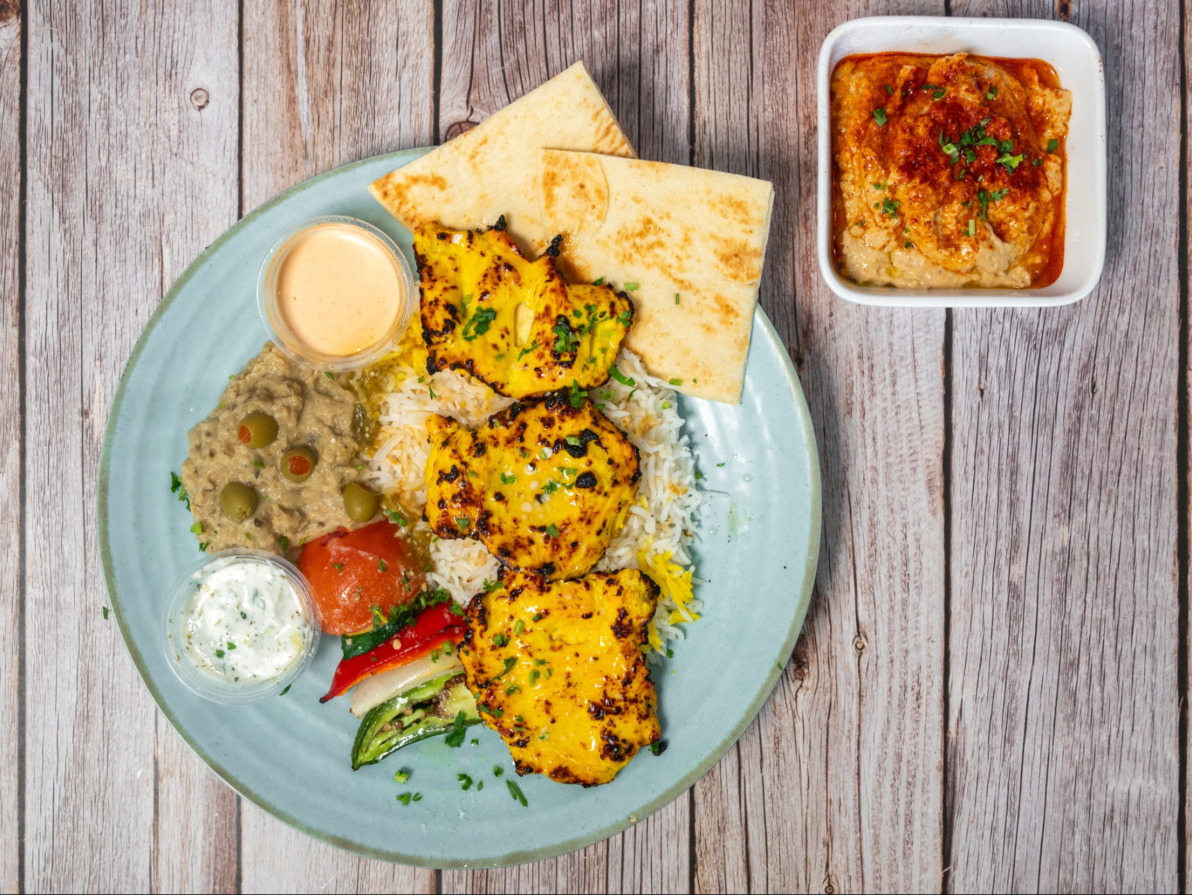 Chicken Filet Kabob.