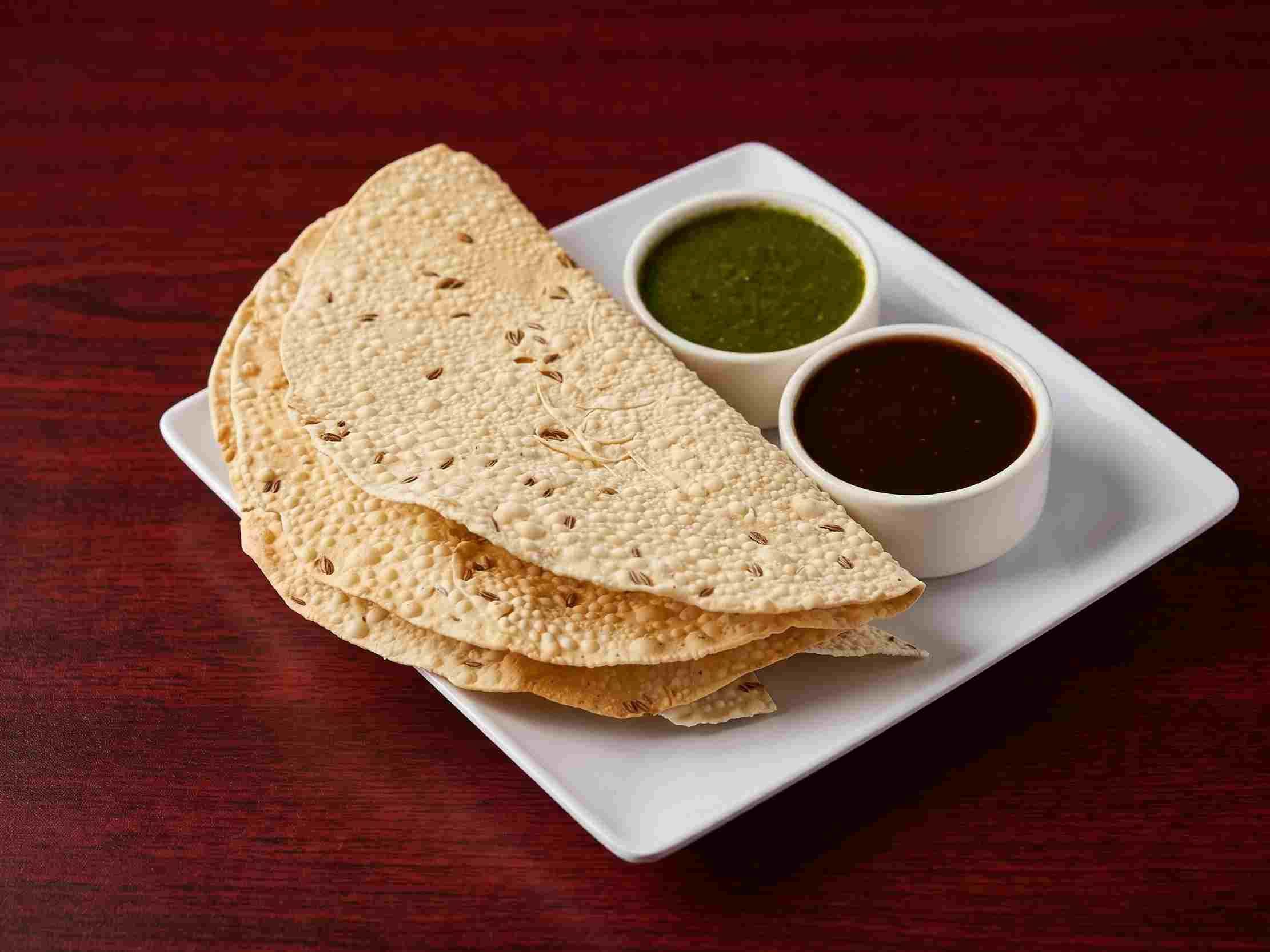 Papadum.
