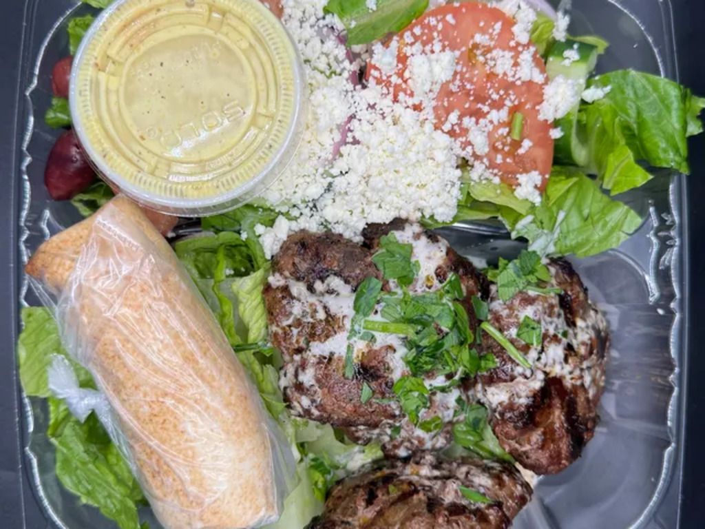 Kafta Kabob Salad.