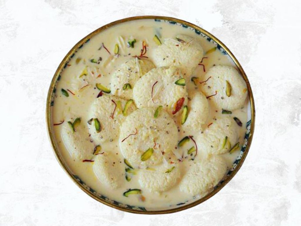 Rasmalai   (Small  Tray- Serves 10-12 People).