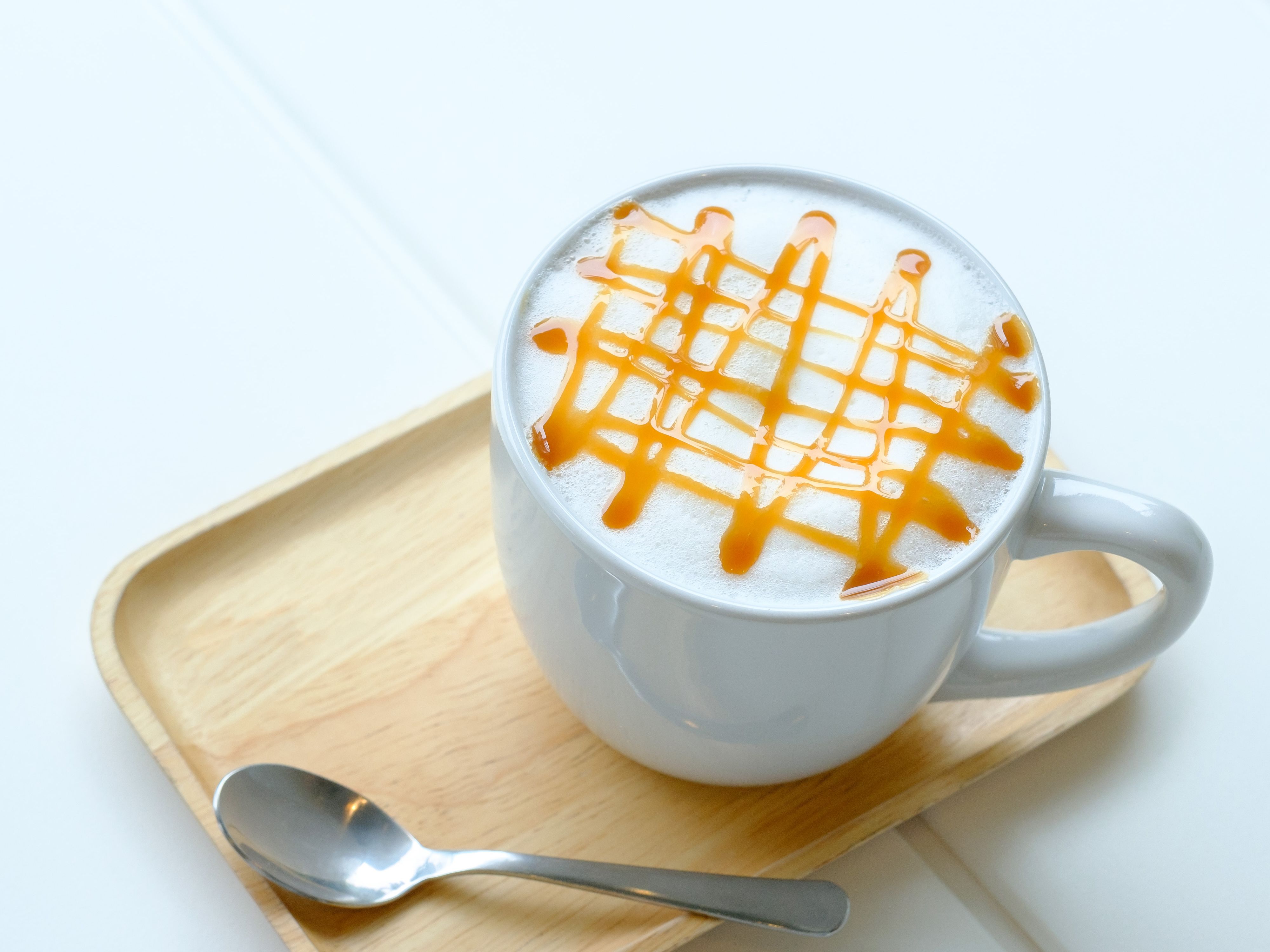 Caramel Macchaito Hot 16 Oz.