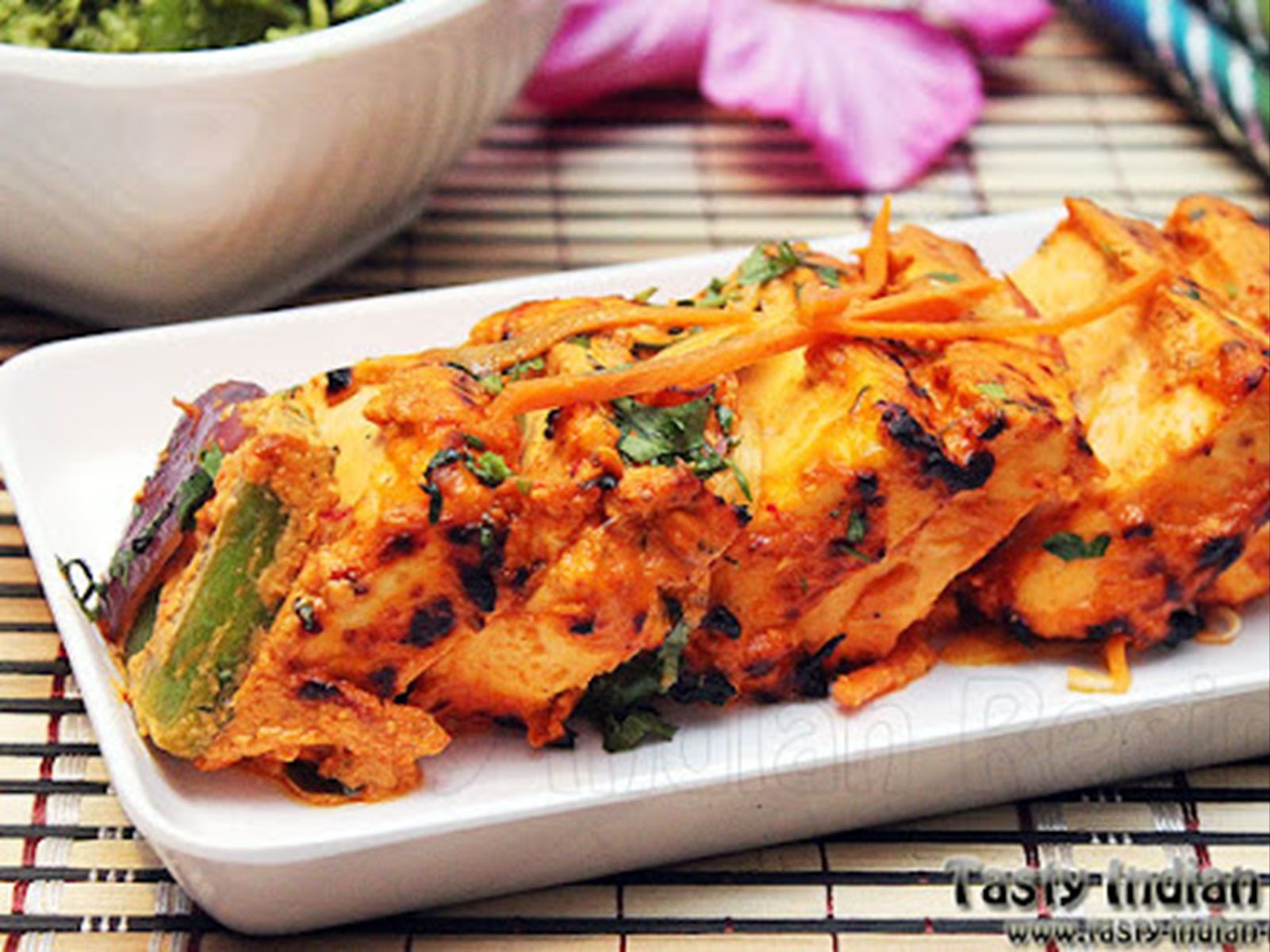 Paneer Tikka Kebab.