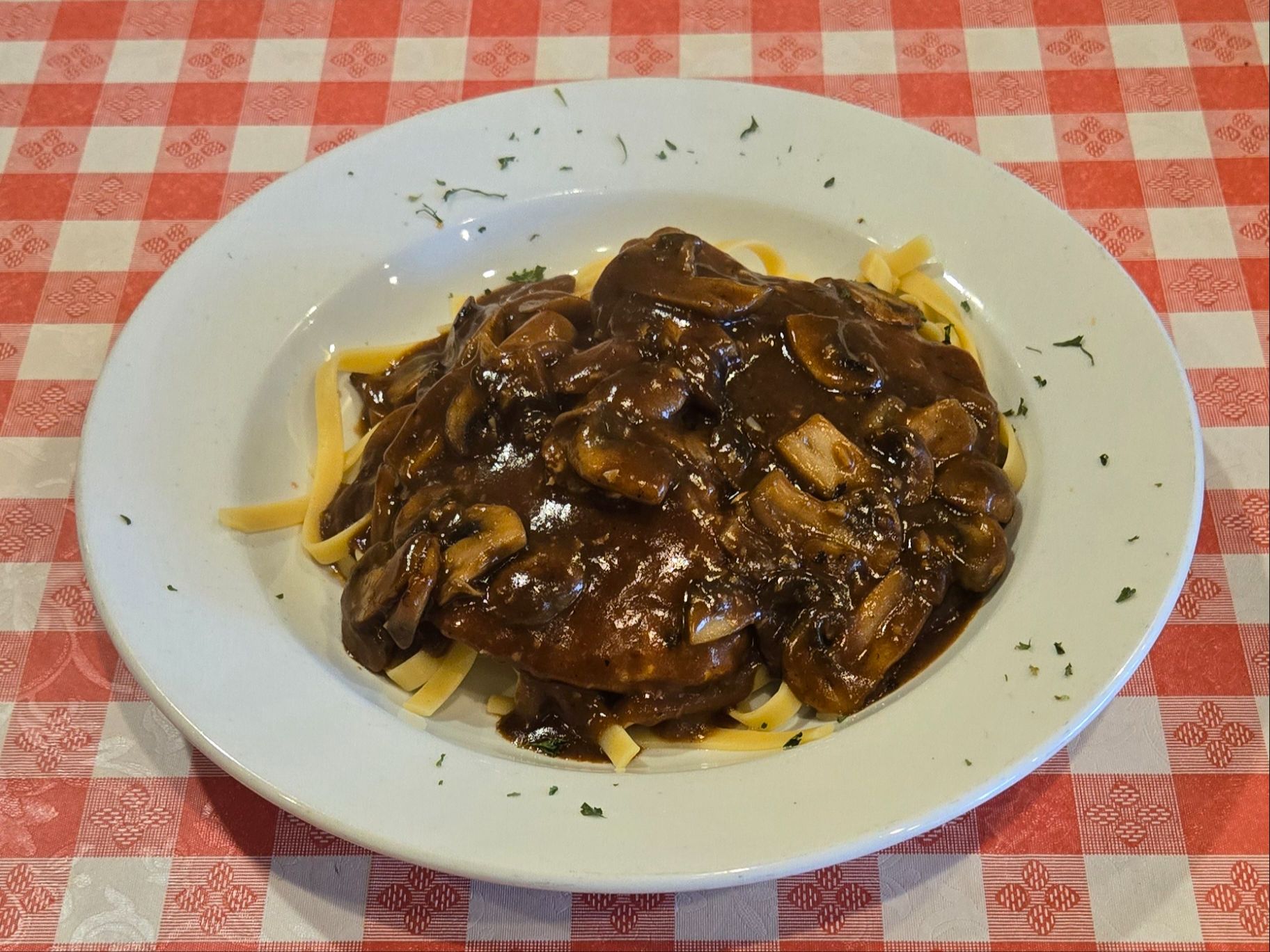 Chicken Marsala.