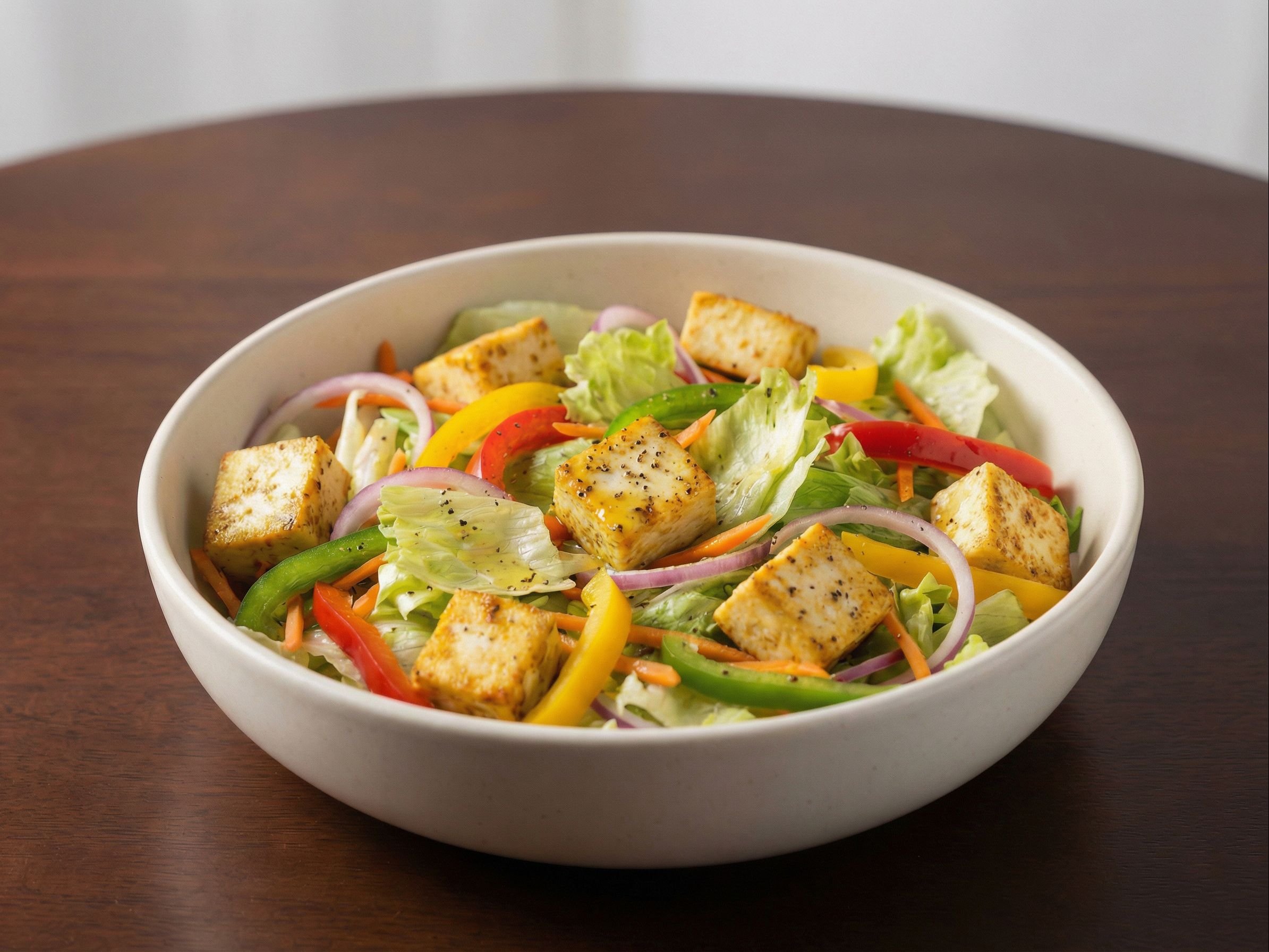 High Protein Paneer Salad.