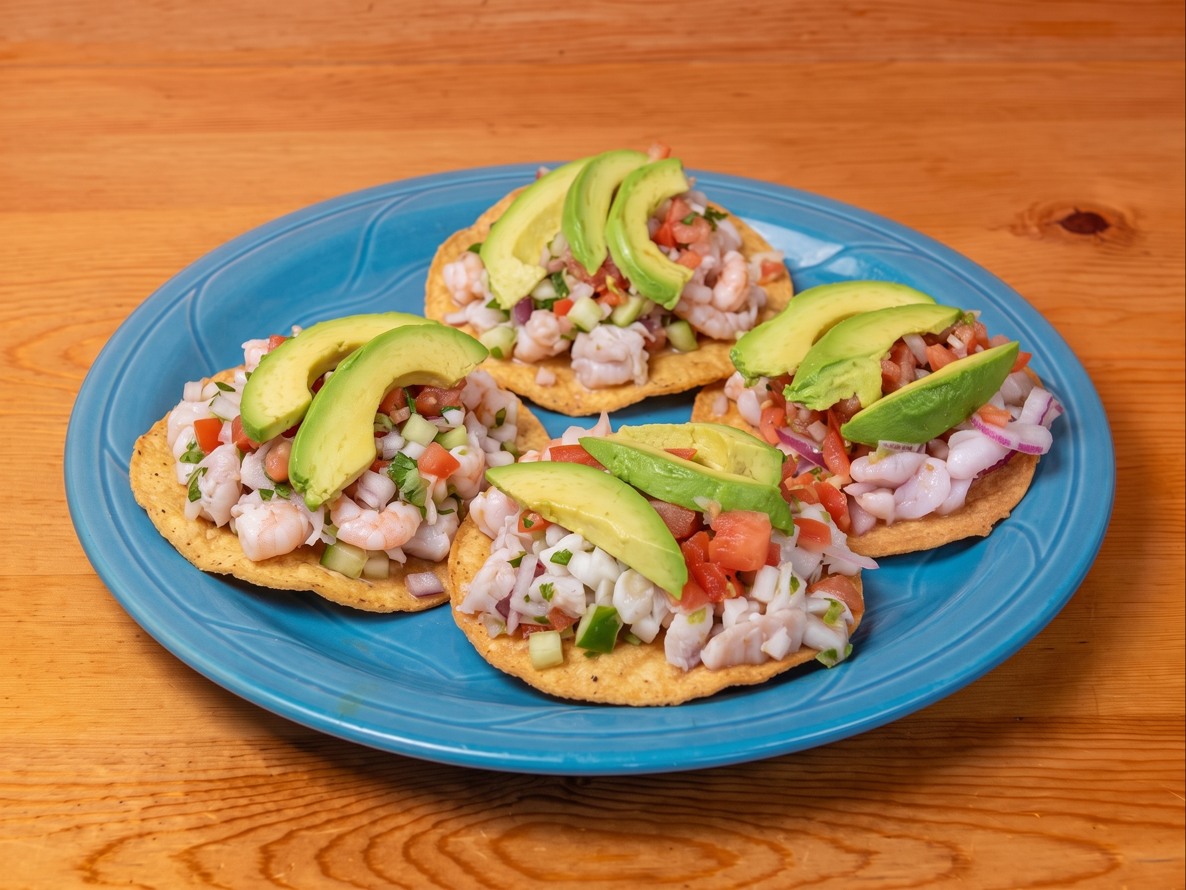 Tostada de Ceviche.