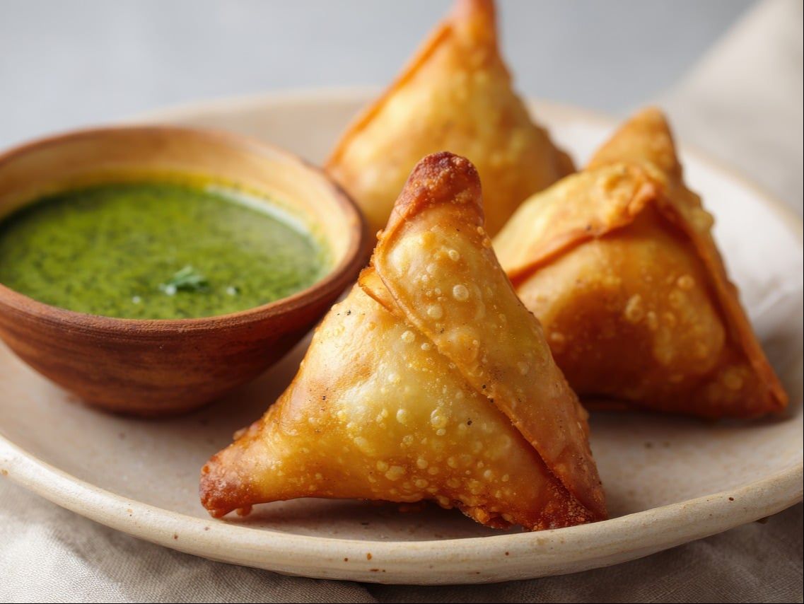 Vegetable Samosa.