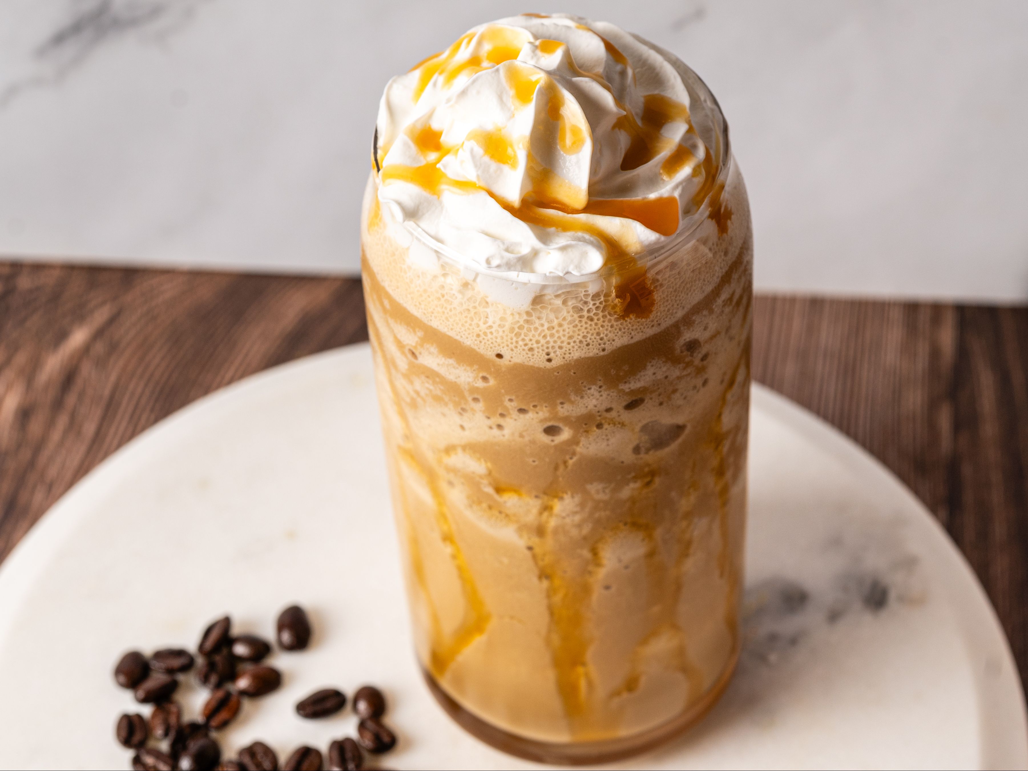 CARAMEL FRAPPE.