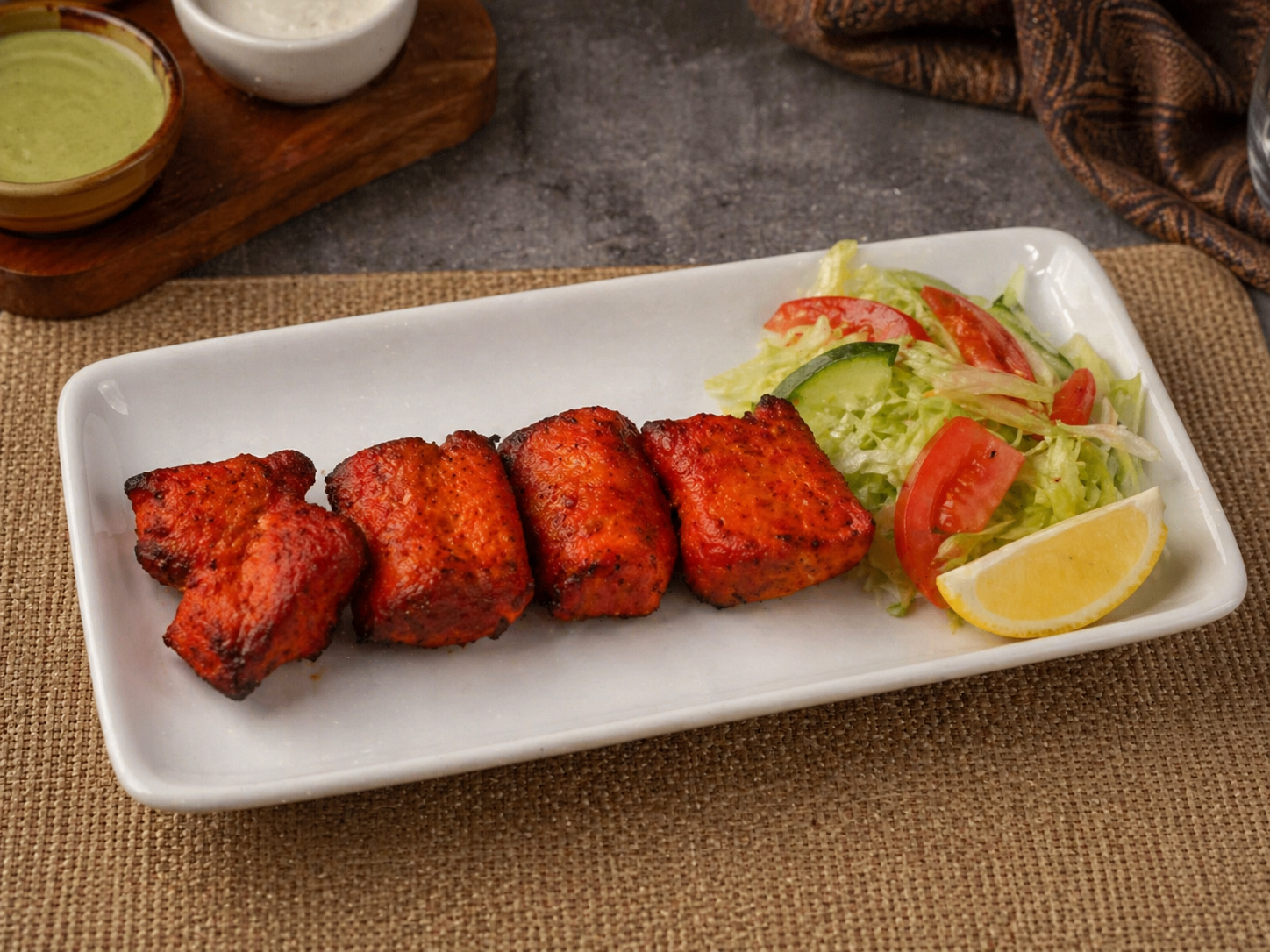 Chicken Tikka Kabob (Boneless).