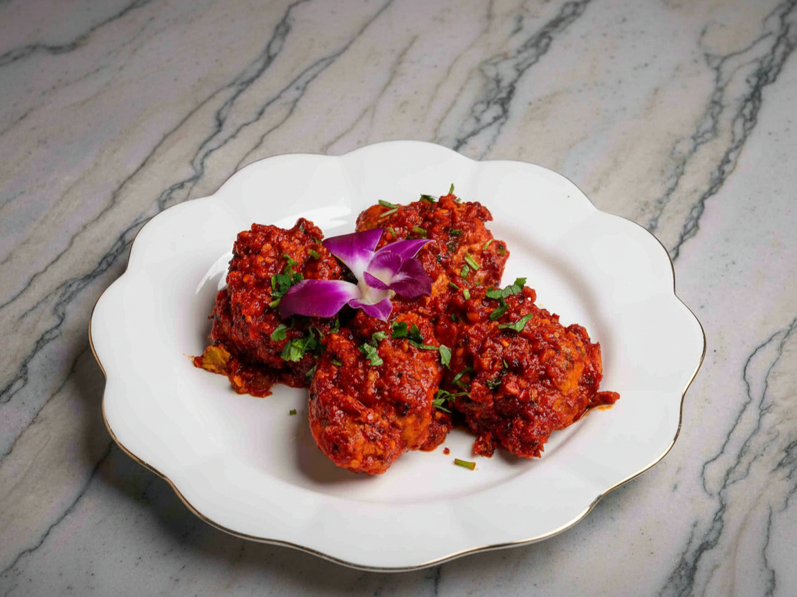 Red Chilli Special Chicken Angara Kabab.