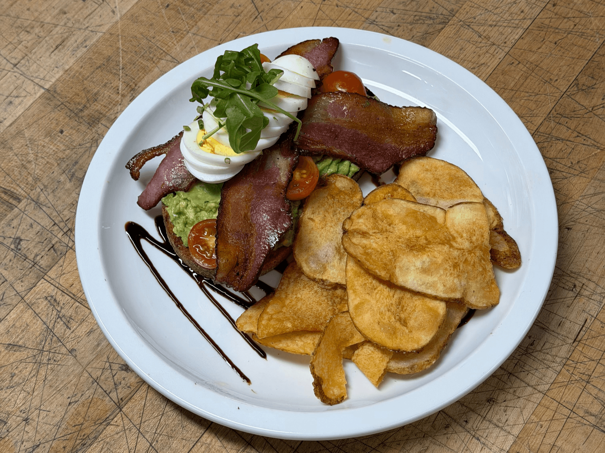 Bacon Avocado Toast.